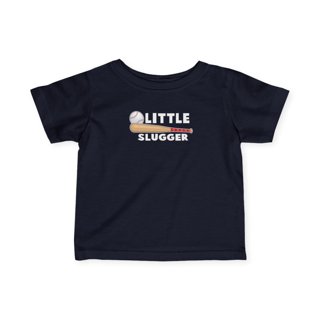 Little Slugger Infant Tee, Baby Baseball T-Shirt, Gift for New Parents, Toddler Sports Wear, Cute Kids Clothing, Birthday Outfit, Summer Top