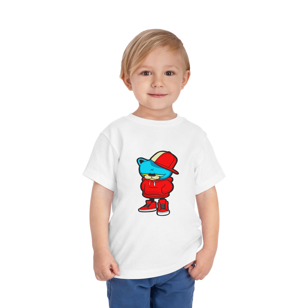 Cool Bear Toddler Tee: Trendy Kids Shirt, Fun Gift for Birthdays, Hipster Style, Everyday Wear, Cute Graphic Tee
