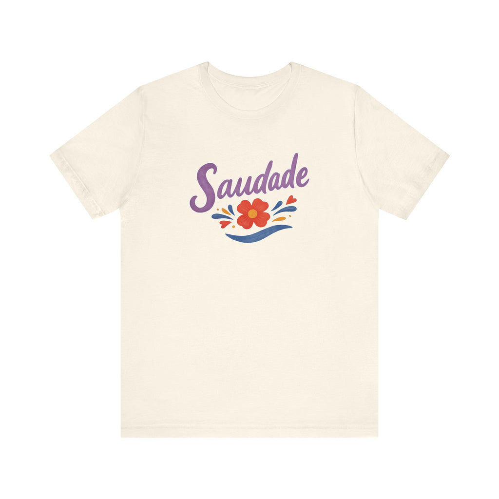 Saudade Floral Tee – Portuguese Nostalgia T‑Shirt