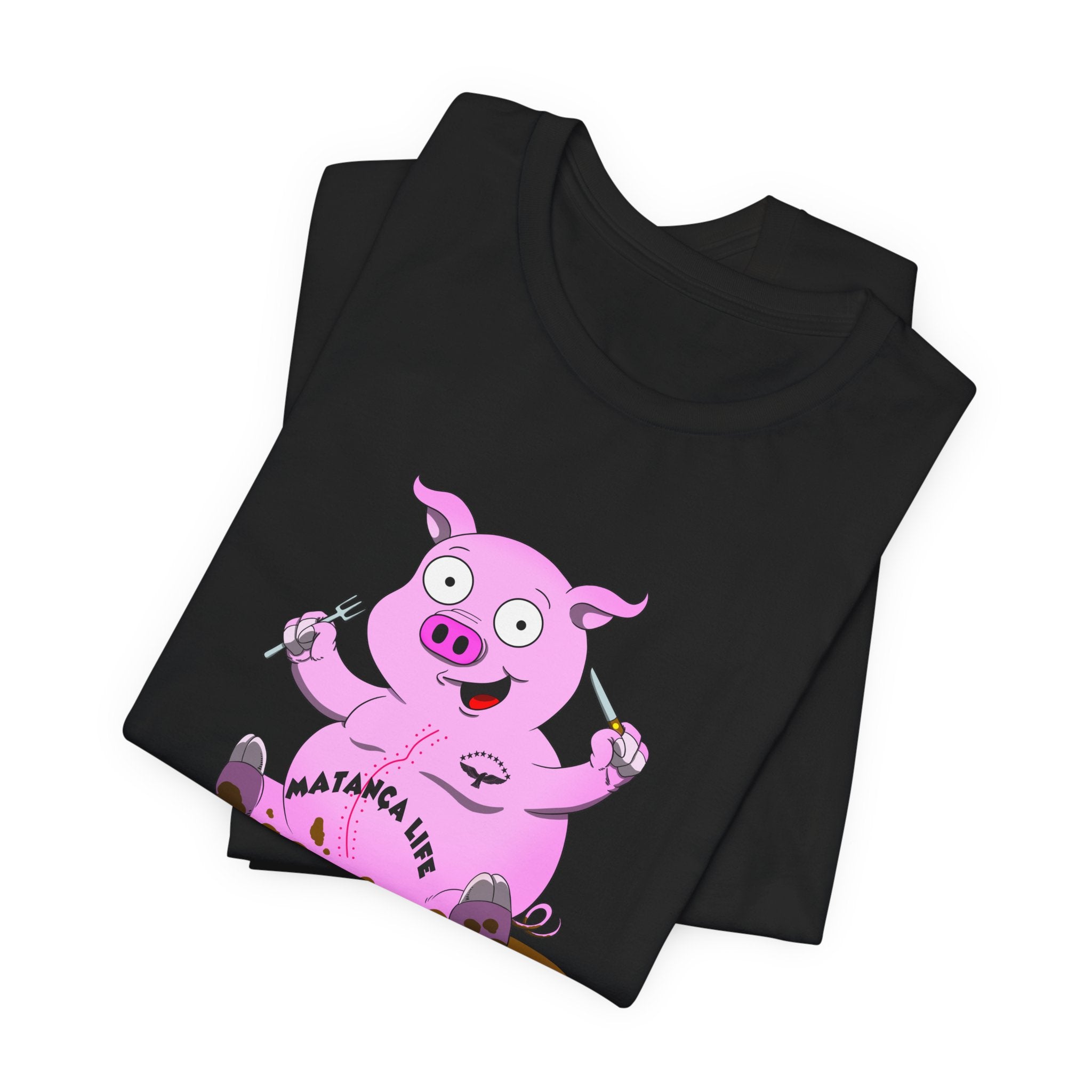 Matazana Life Cute Cartoon Pig T-Shirt