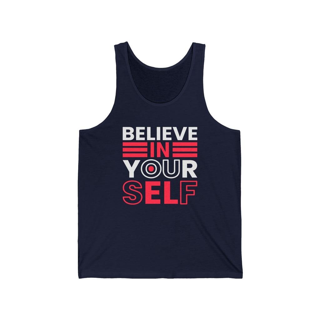 Inspirational Unisex Jersey Tank Top - Motivational Apparel, Workout Shirt, Gym Tank, Self-Love Gift, Fitness Clothing