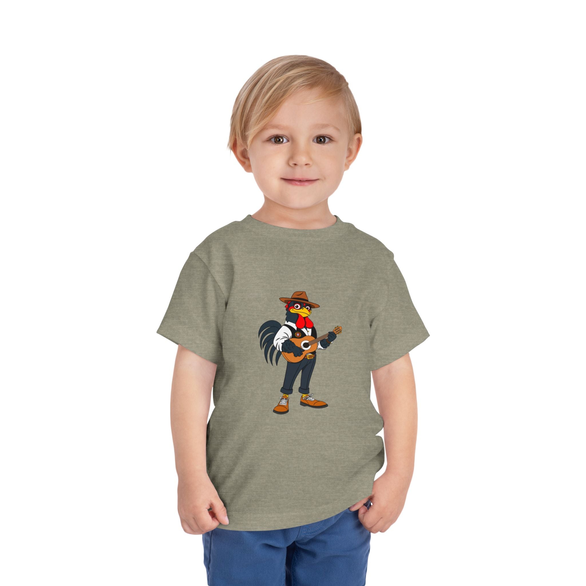Fado Rooster Toddler Tee, Fun Kids Shirt, Animal Lover Gift, Farm Theme Apparel, Cute Toddler Outfit, Playful Fashion