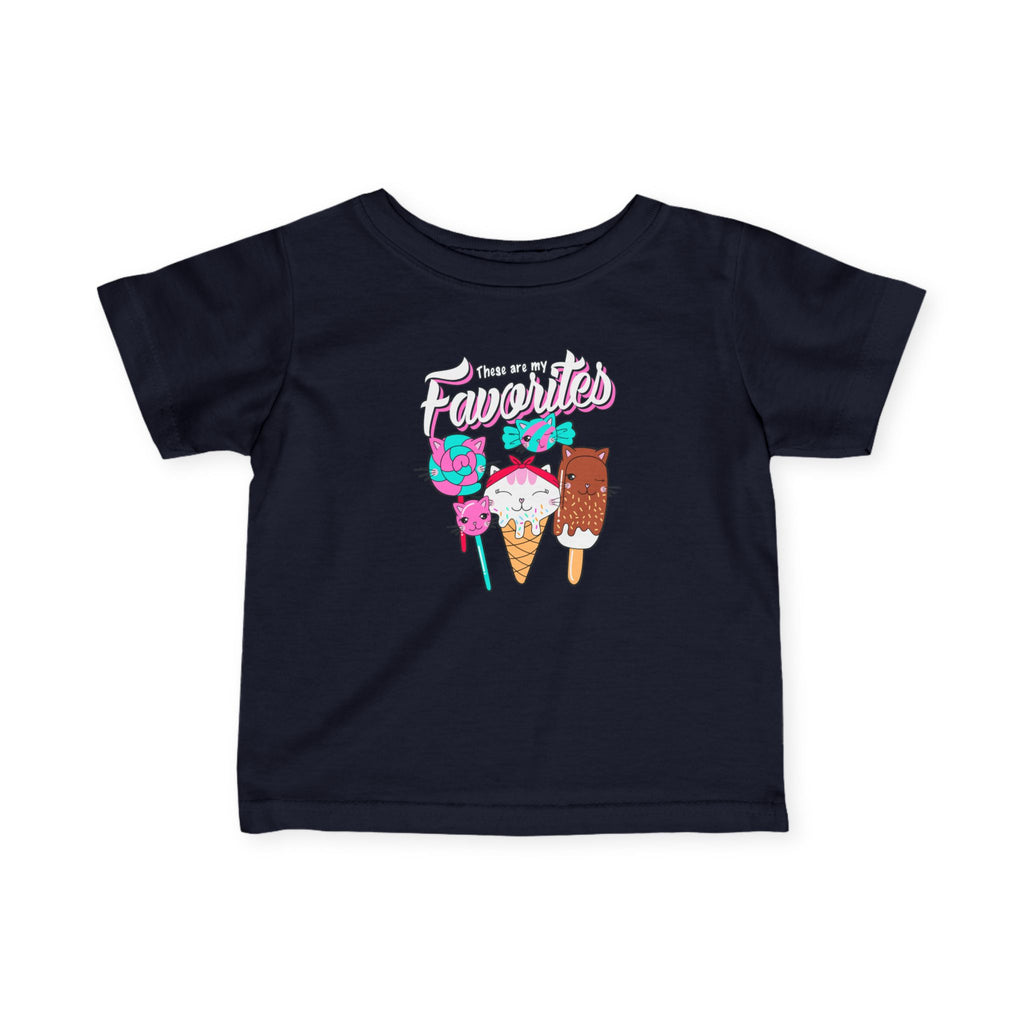 Cute Infant Tee Shirt, Ice Cream Favorites, Baby Summer Apparel, Toddler Gift, Cute Baby Clothing