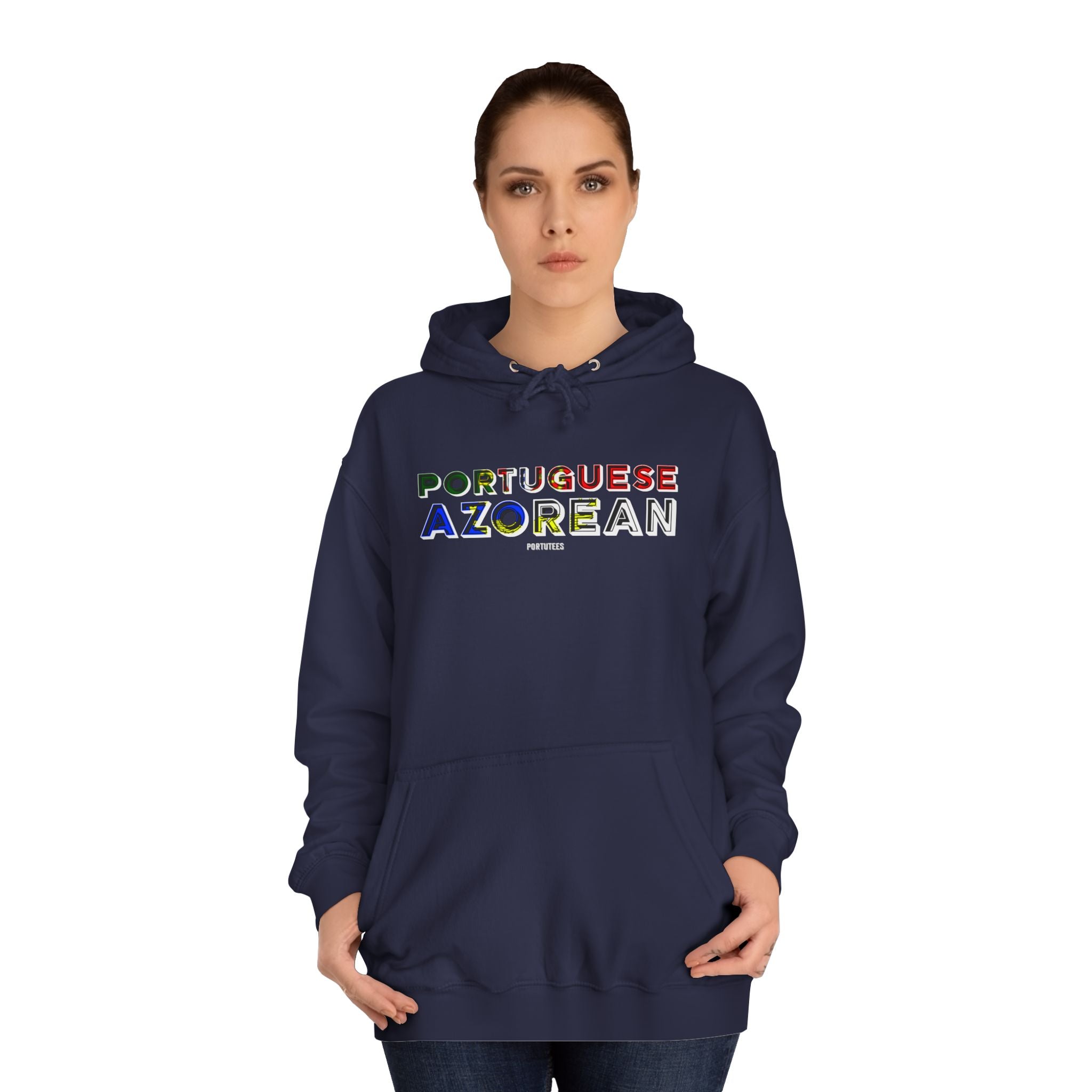 Azorean Portuguese Hoodie — Colorful Island Pride Pullover