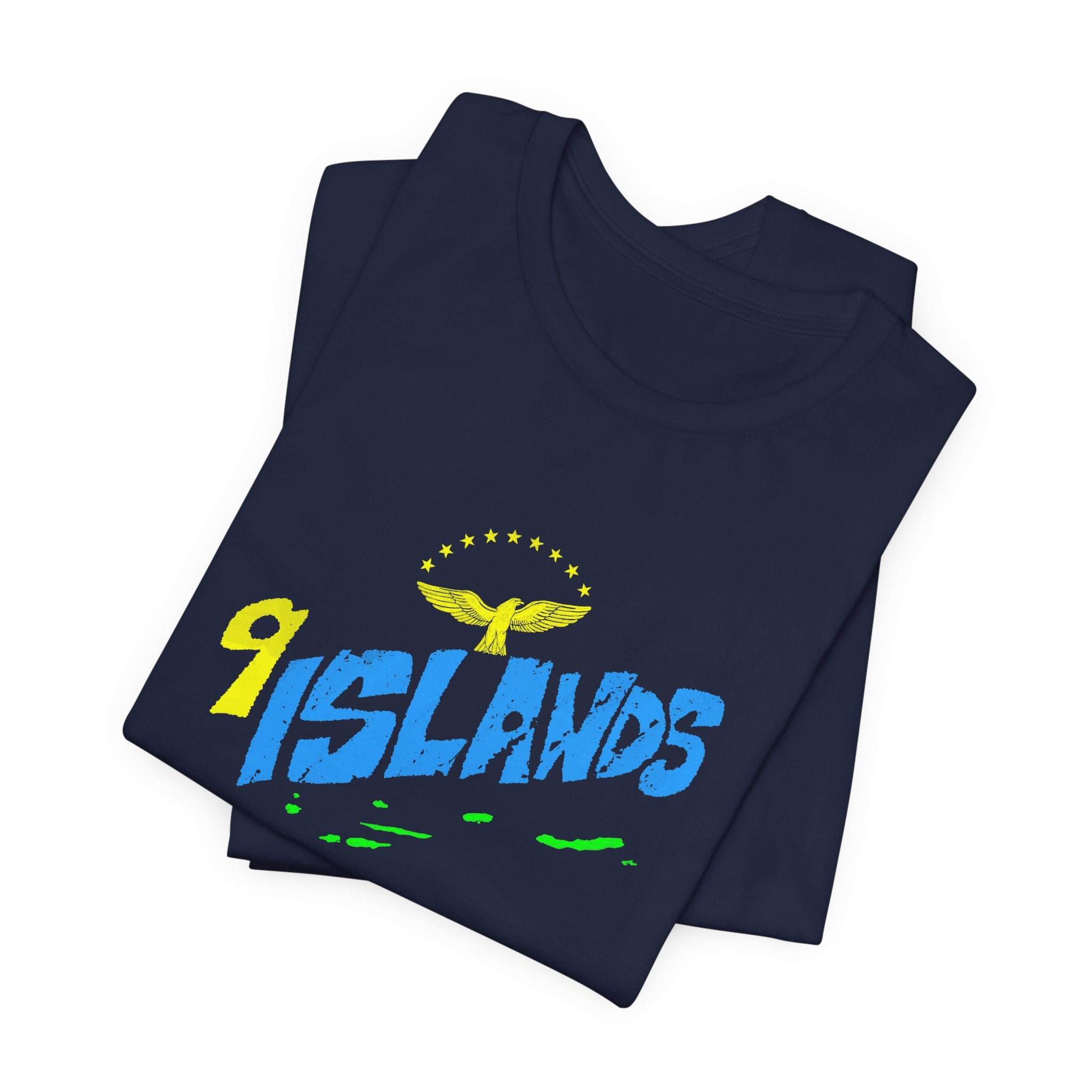 9 Islands Graphic Tee — Tropical Vibes Short Sleeve T-Shirt