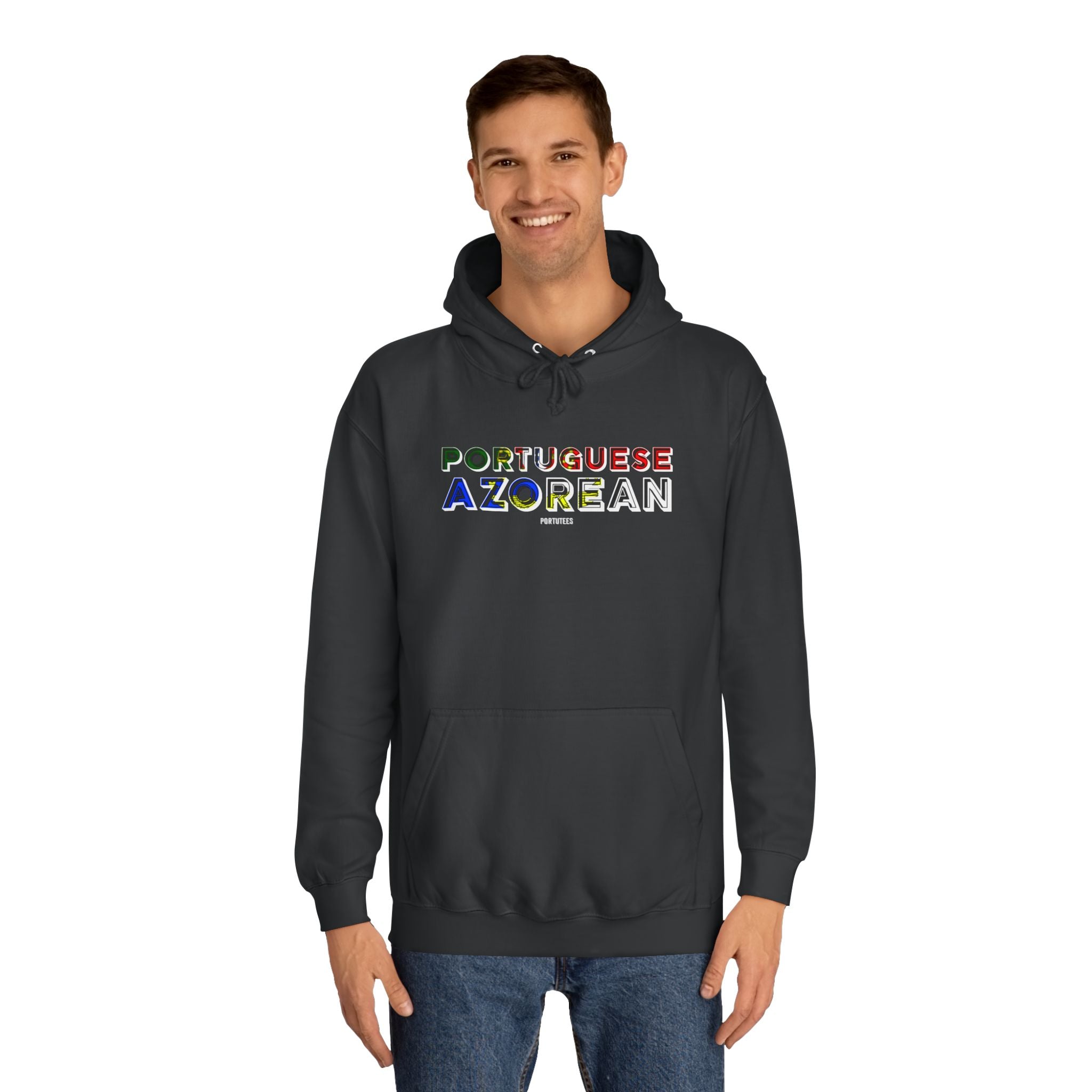 Azorean Portuguese Hoodie — Colorful Island Pride Pullover