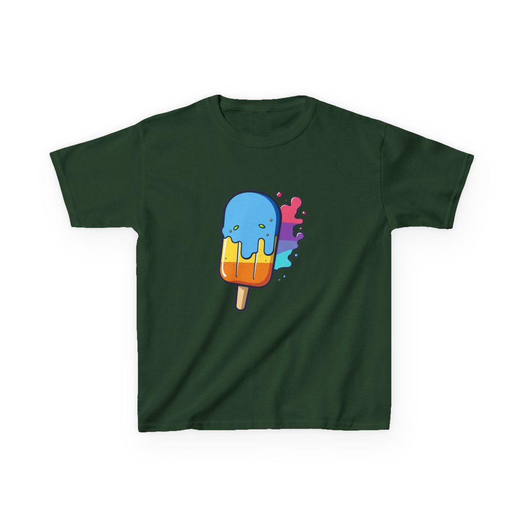 Colorful Ice Cream Tee for Kids, Fun Summer Gift, Ice Cream Party Shirt, Kids Cotton T-shirt, Playful Summer Outfit, Birthday Gift