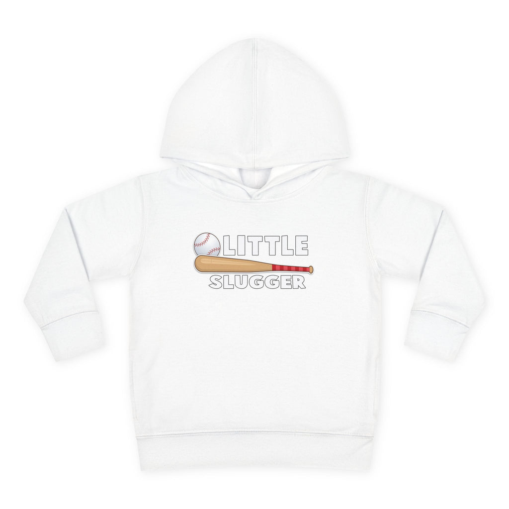 Little Slugger Toddler Fleece Hoodie - Perfect for Gift Giving, Birthdays, Baseball Season, Cozy Comfort, Toddler Apparel