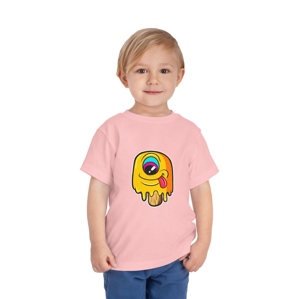 Colorful Monster Toddler Tee, Cute Kids Shirt, Birthday Gift for Boys and Girls, Fun Playtime Outfit, Summer Apparel