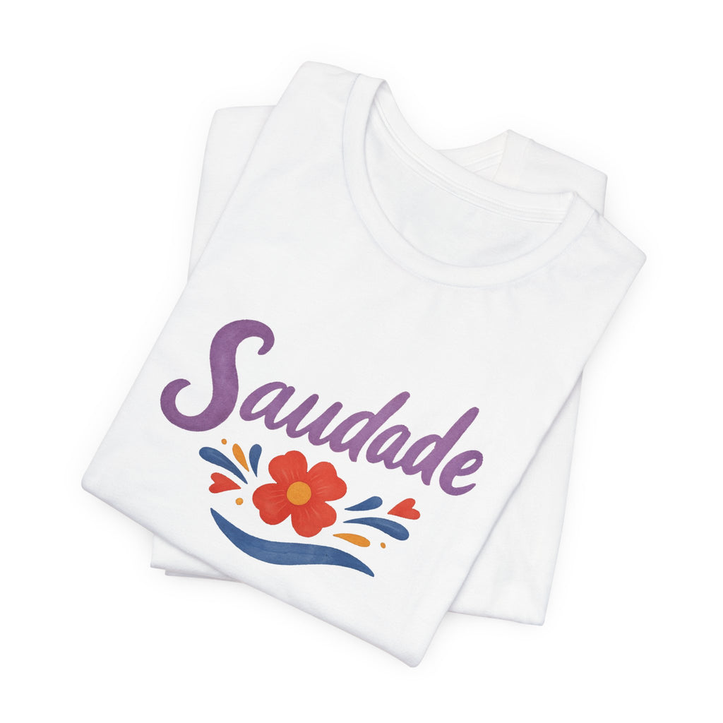 Saudade Floral Tee – Portuguese Nostalgia T‑Shirt