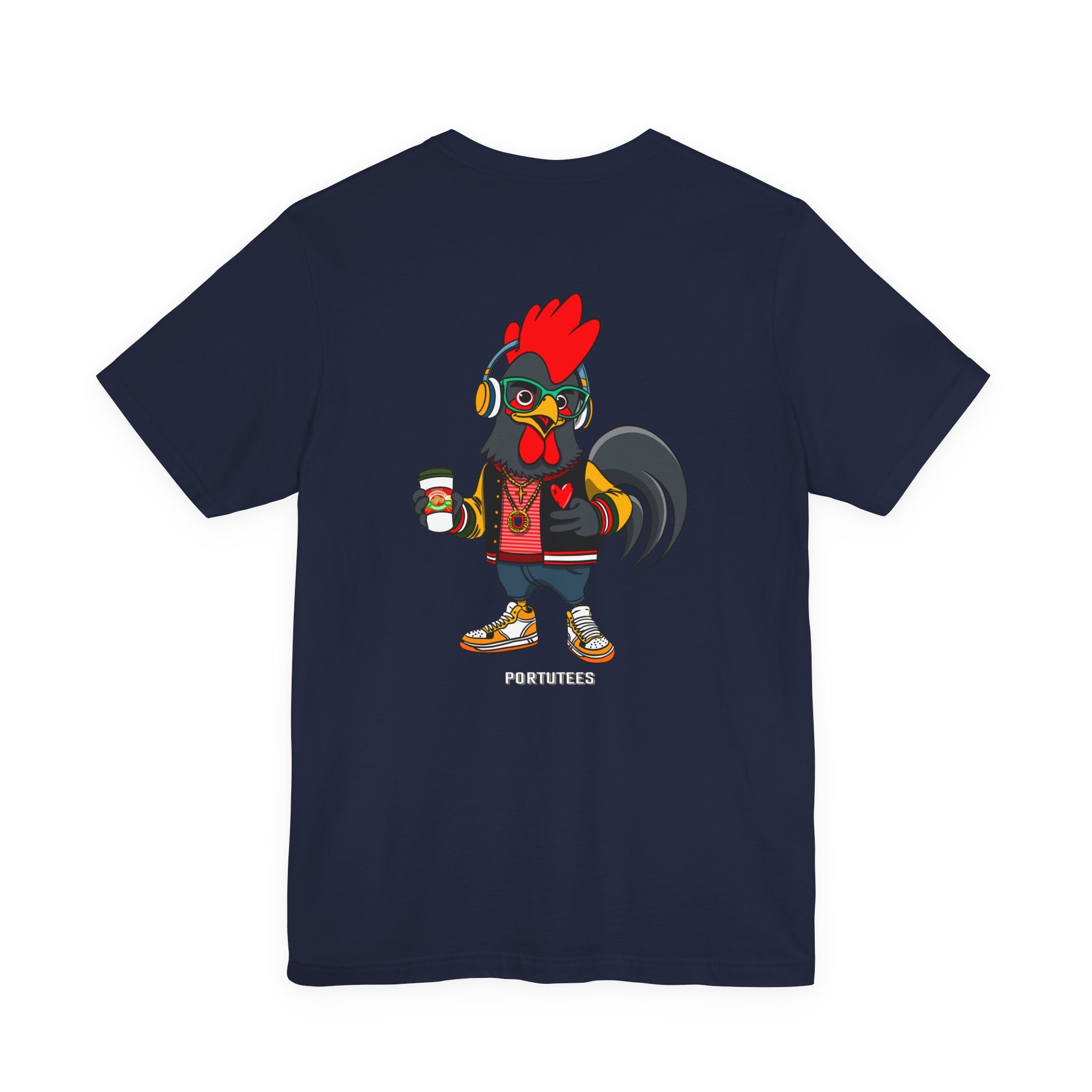 Hipster Rooster Graphic Tee, Fun Unisex Short Sleeve T-Shirt, Quirky Gift, Animal Lover Apparel, Casual Everyday Wear, Gift for Him/Her