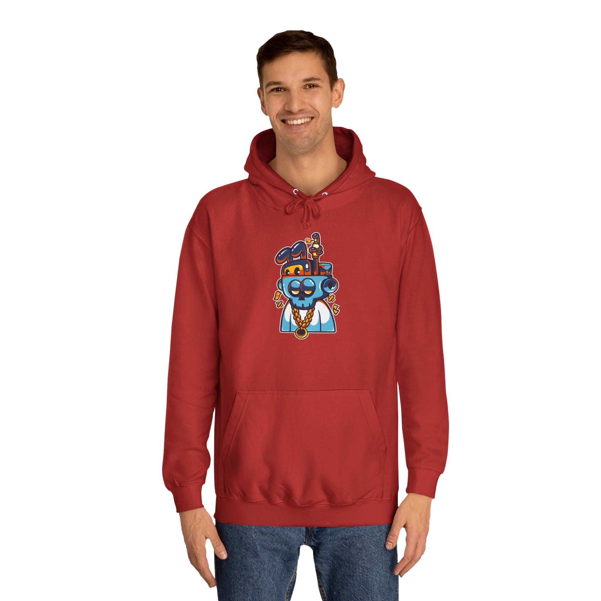 Playful Unisex College Hoodie, Fun Animal Design, Perfect for Students, Gift for New Grads, Cozy Casual Wear, College Spirit