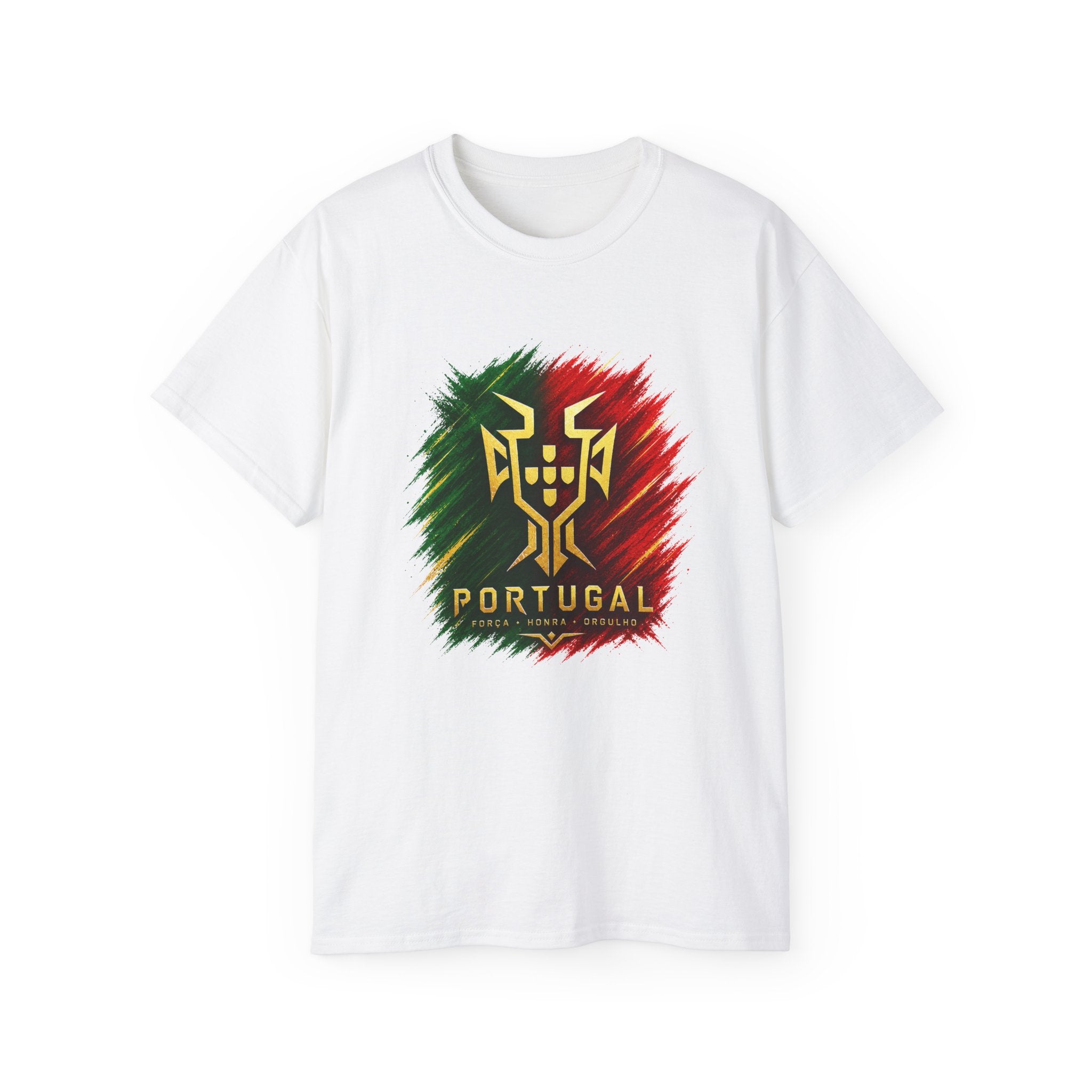 Portugal Flag Crest T-Shirt — Portugal Football Pride Tee