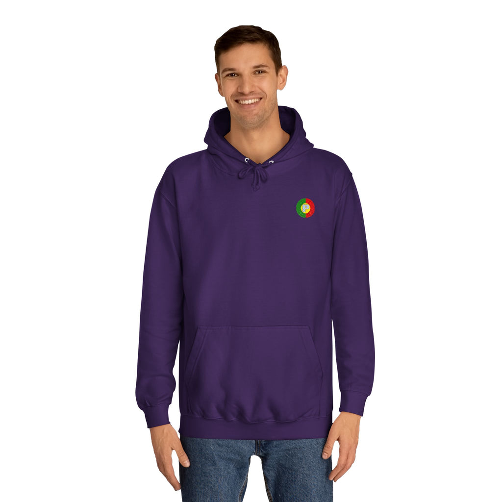 Hip-Hop Portuguese Rooster Hoodie - Urban Style Sweatshirt, Trendy College Apparel, Unisex Outerwear, Chicken Lover Gift, Cool Rooster