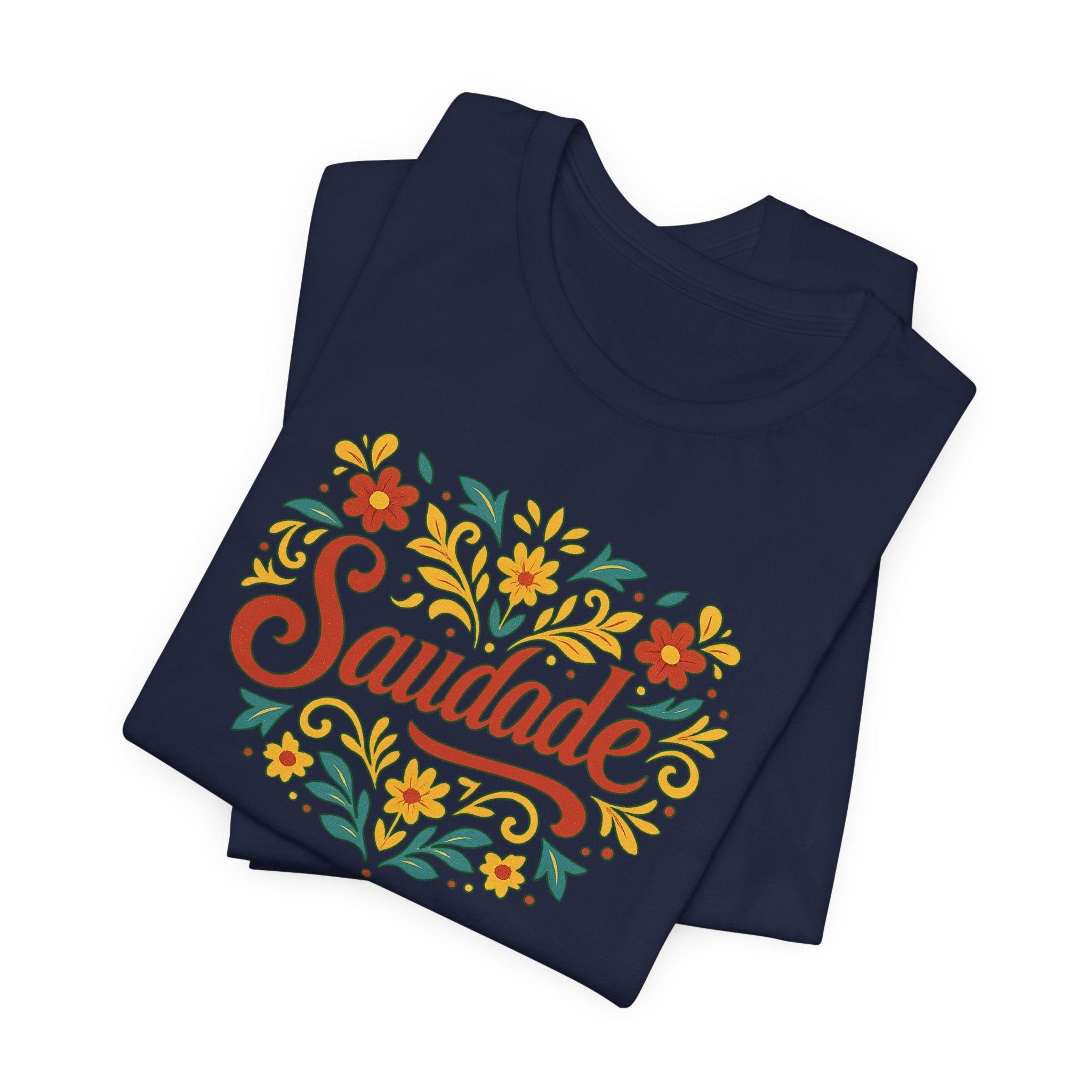 Saudade Floral Tee — Portuguese Nostalgia T-Shirt