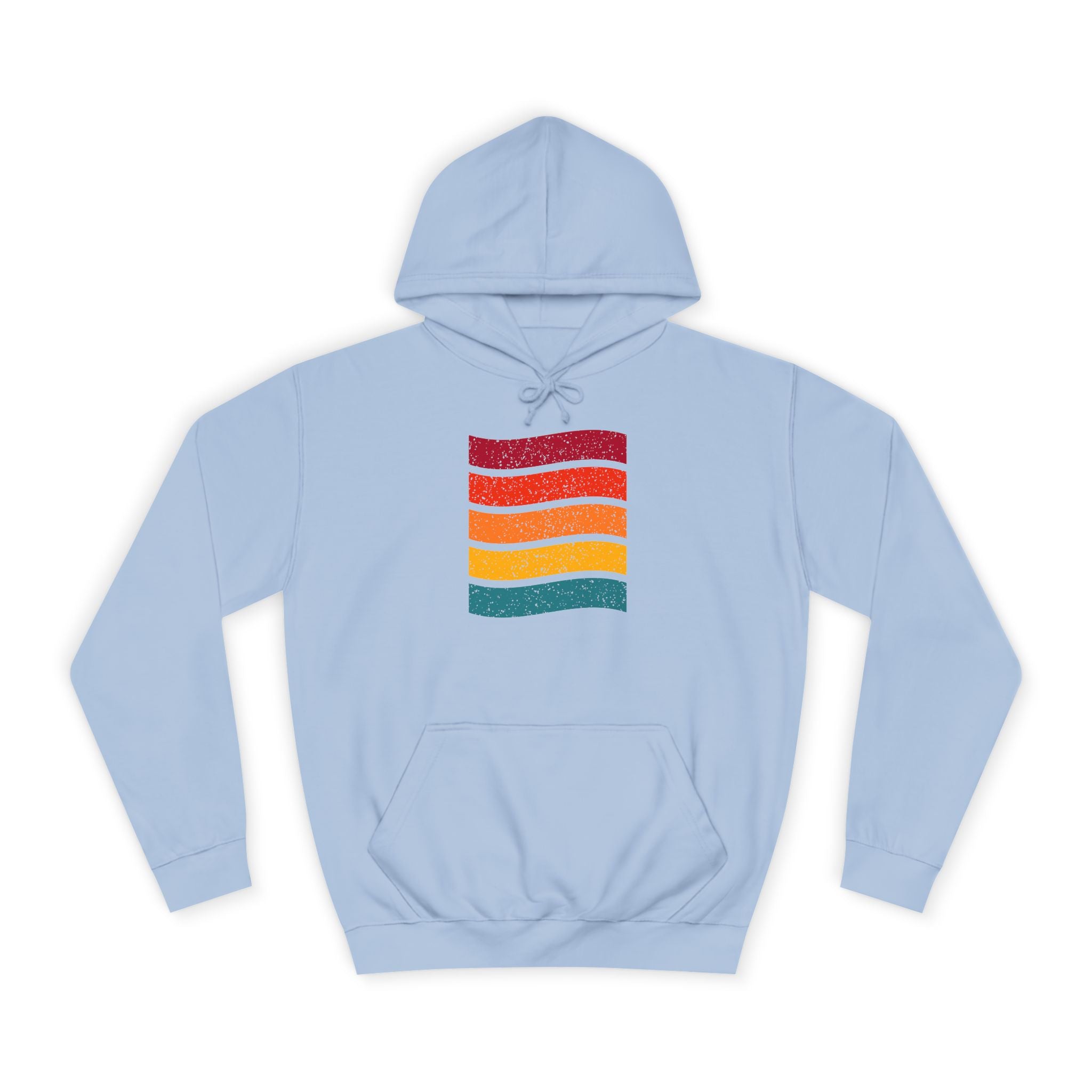 Colorful Stripe Unisex College Hoodie | Cozy Casualwear, Gifts for Students, Fall Fashion, College Events, Lounge Wear