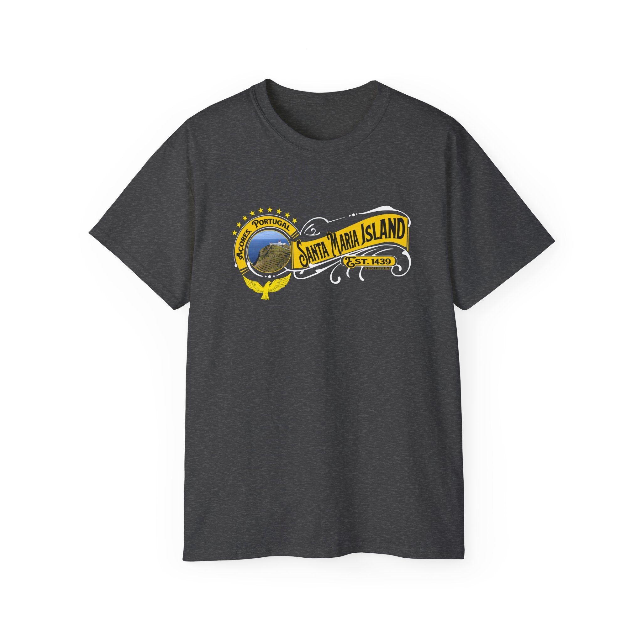 Santa Maria Azores Island T-Shirt, Portugal Tee, Azores Travel Shirt, Unisex Cotton Tee, Vacation Souvenir Gift