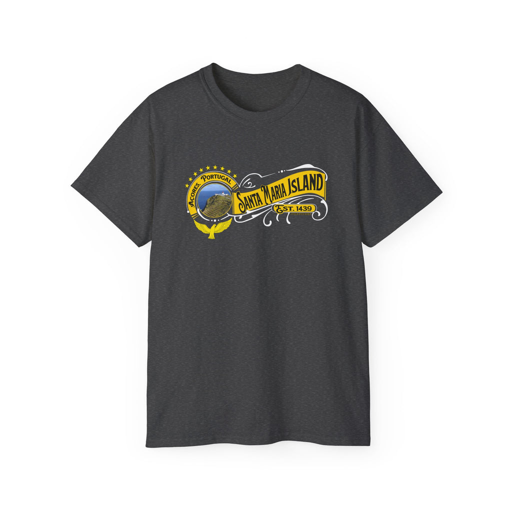 Santa Maria Azores Island T-Shirt, Portugal Tee, Azores Travel Shirt, Unisex Cotton Tee, Vacation Souvenir Gift