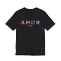 AMOR Graphic Tee — Colorful Retro Love T-Shirt