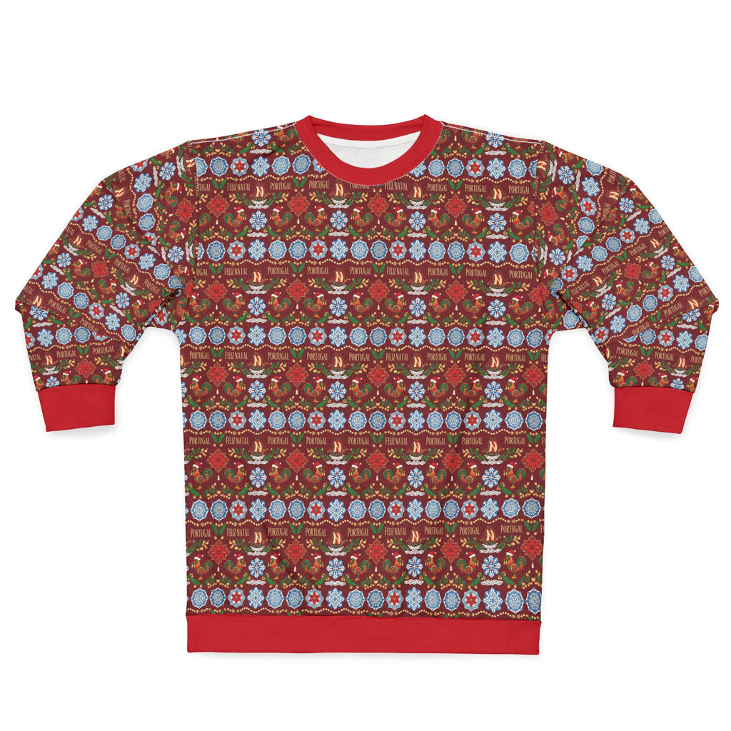 Festive Floral Portugal Holiday Sweatshirt