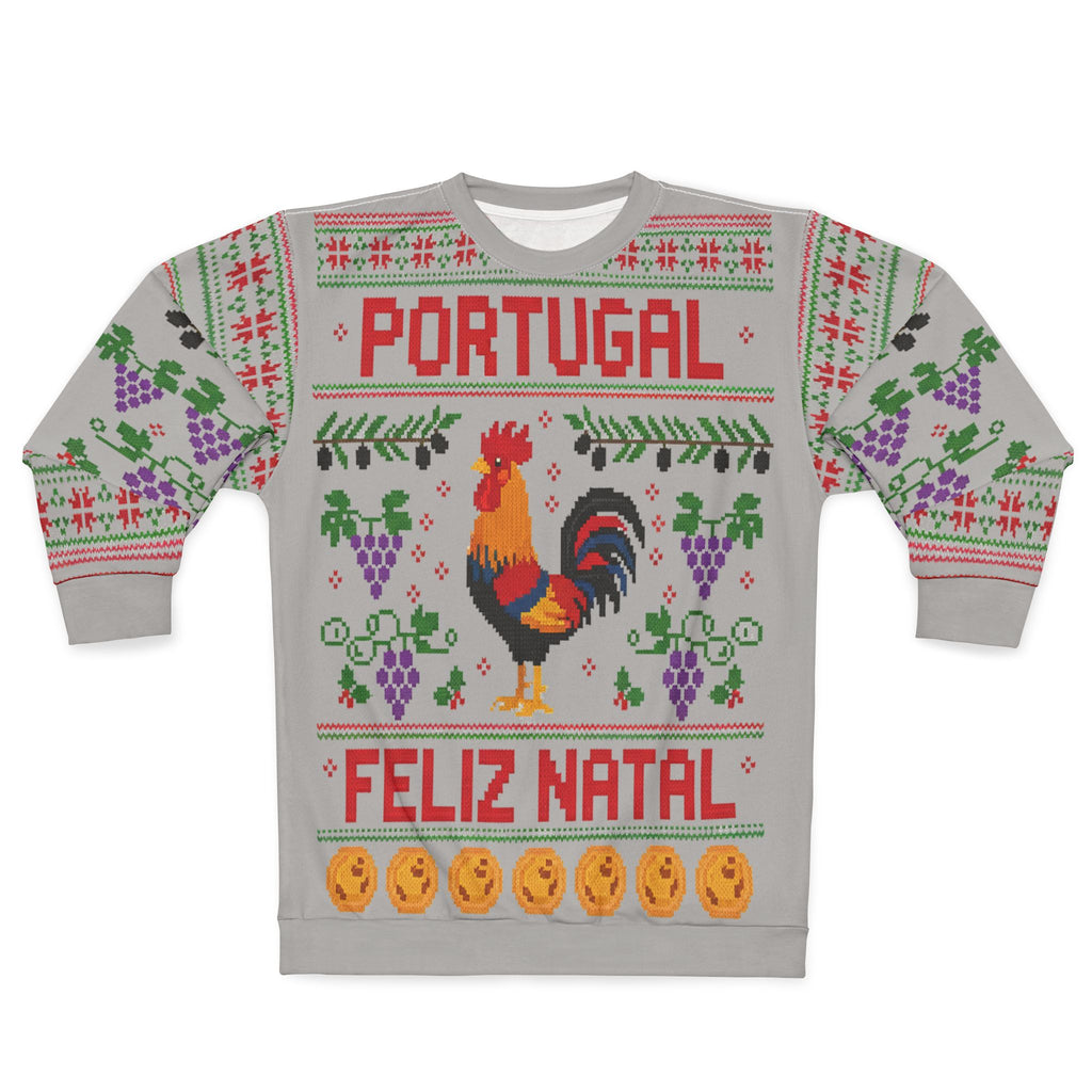 Portugal Feliz Natal Rooster Christmas Sweatshirt