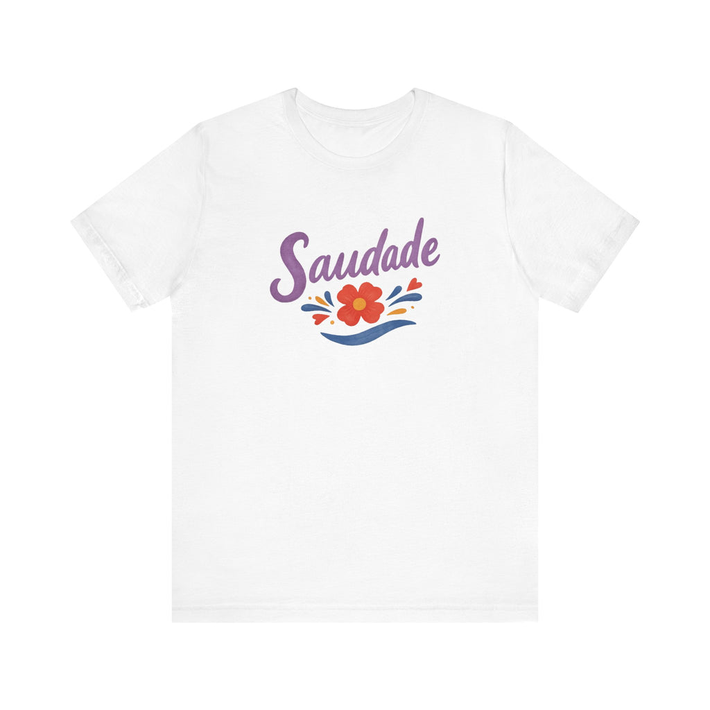 Saudade Floral Tee – Portuguese Nostalgia T‑Shirt