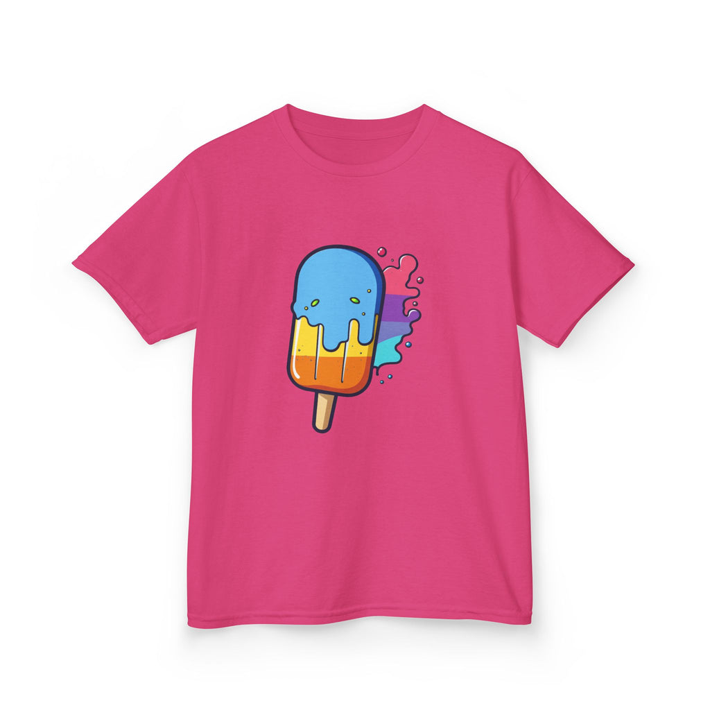 Colorful Ice Cream Tee for Kids, Fun Summer Gift, Ice Cream Party Shirt, Kids Cotton T-shirt, Playful Summer Outfit, Birthday Gift