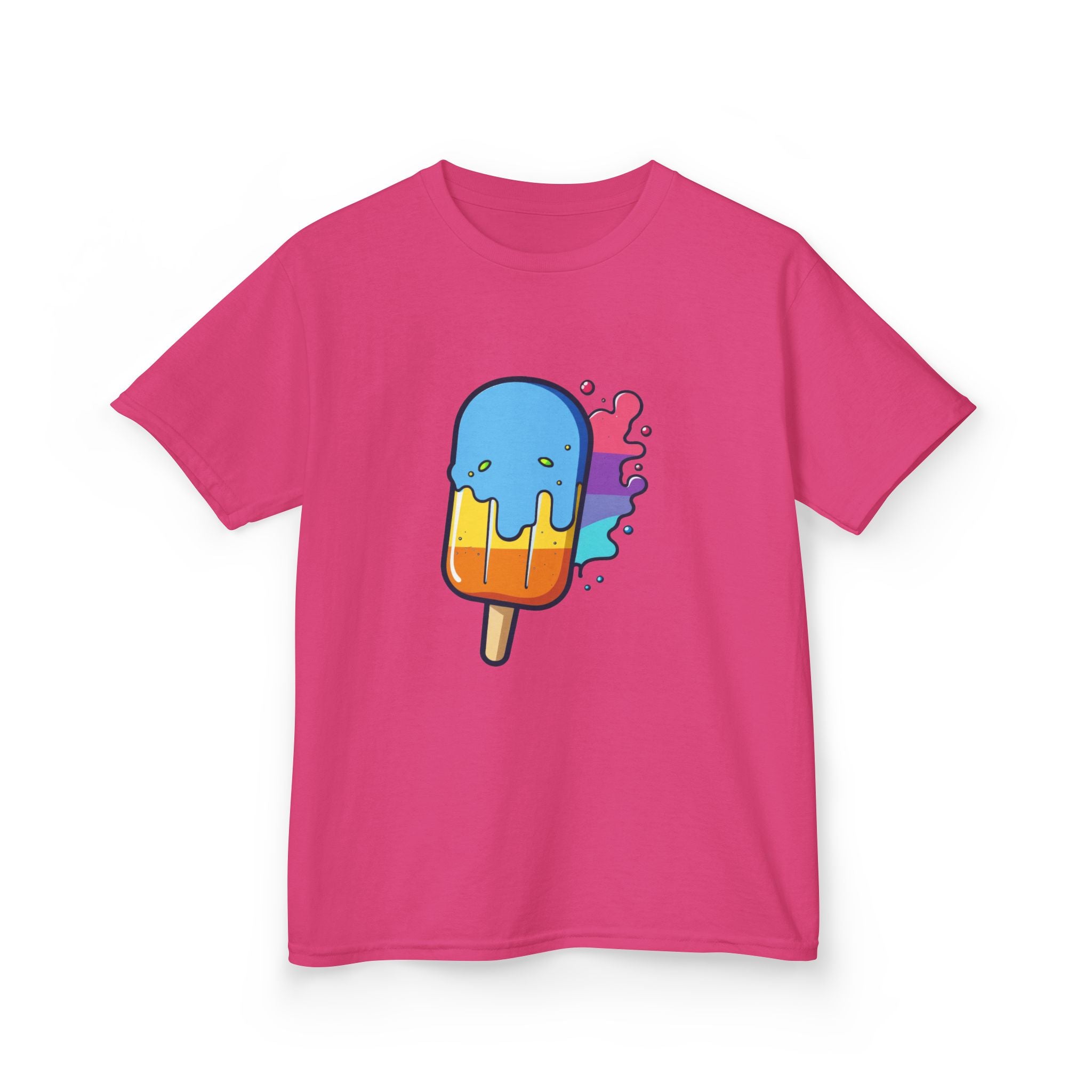 Colorful Ice Cream Tee for Kids, Fun Summer Gift, Ice Cream Party Shirt, Kids Cotton T-shirt, Playful Summer Outfit, Birthday Gift