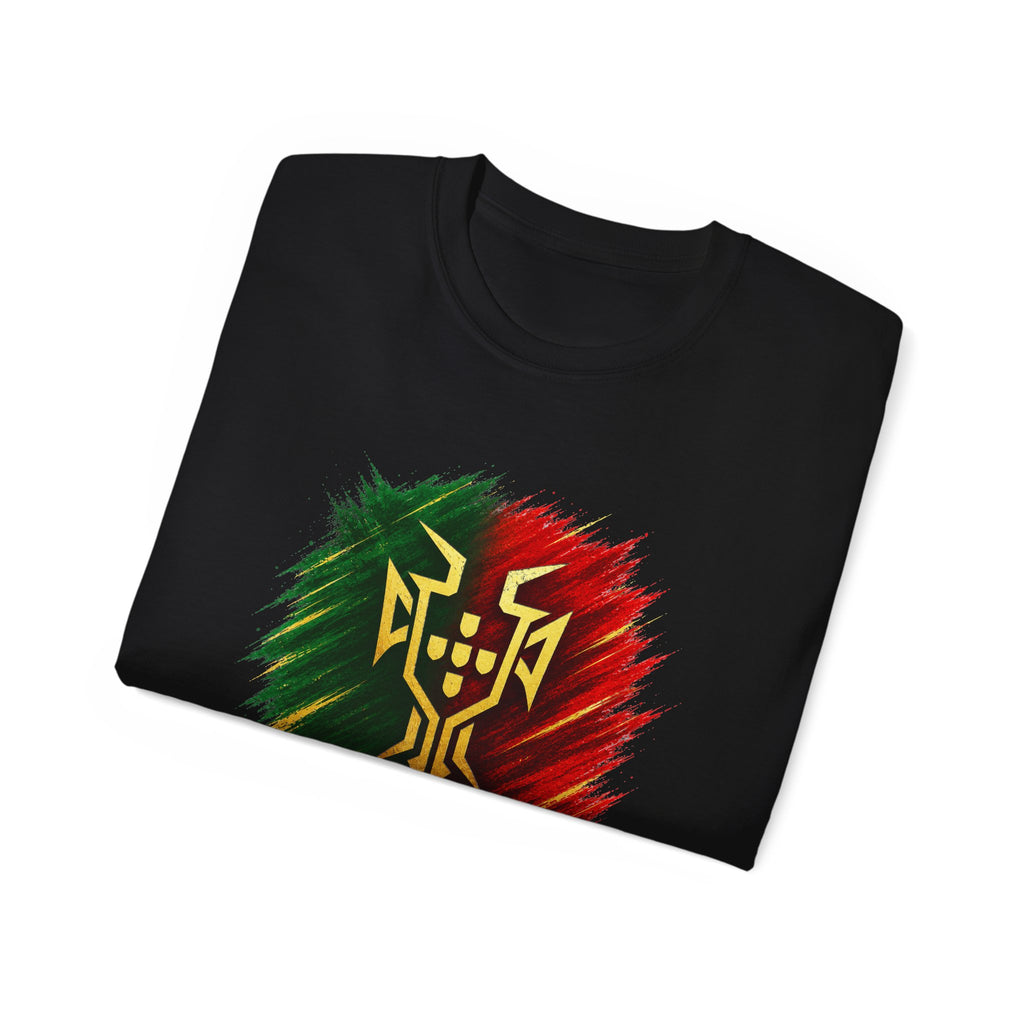 Portugal Flag Crest T-Shirt — Portugal Football Pride Tee