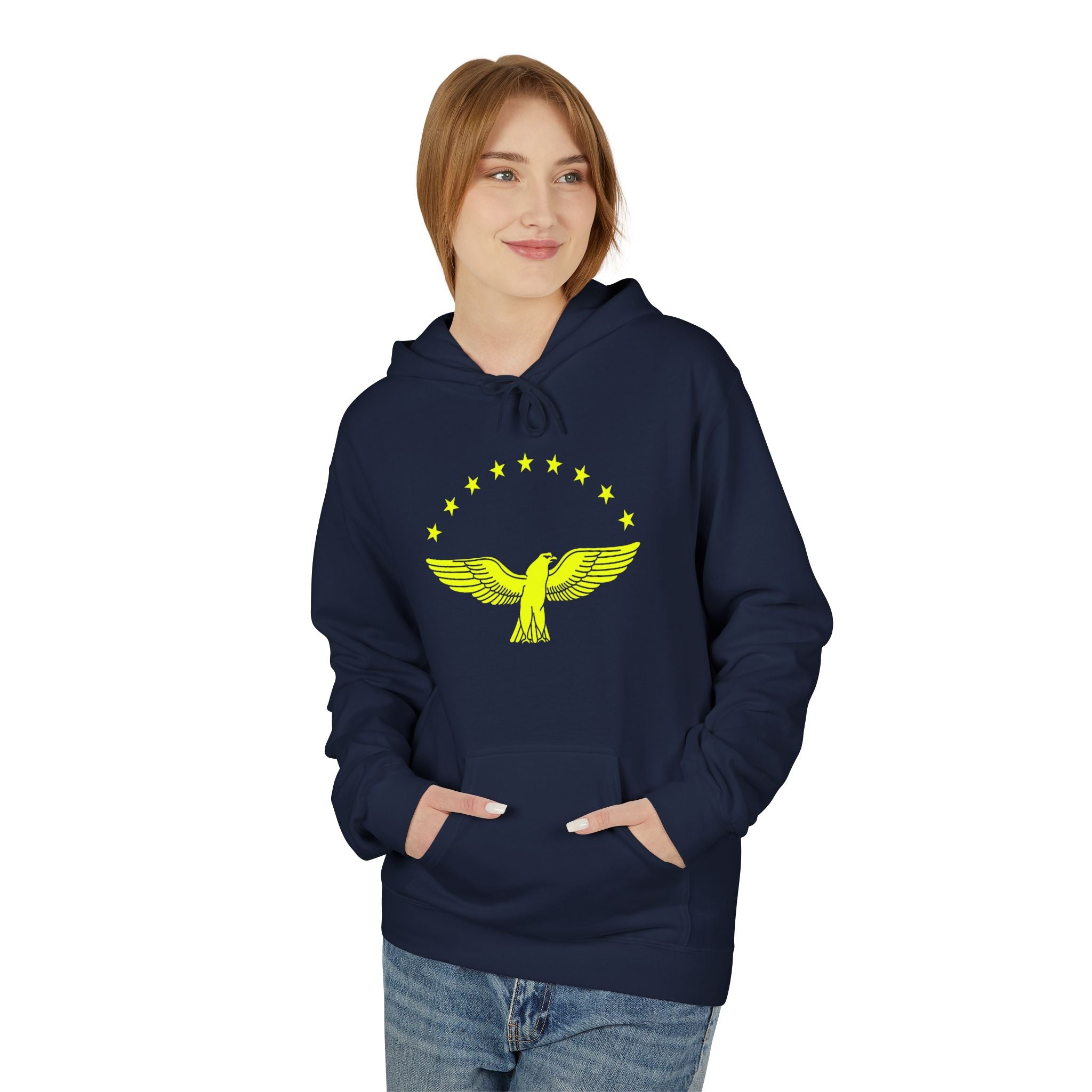 Azores Eagle Unisex Hoodie - Soft Fleece for Comfort & Style