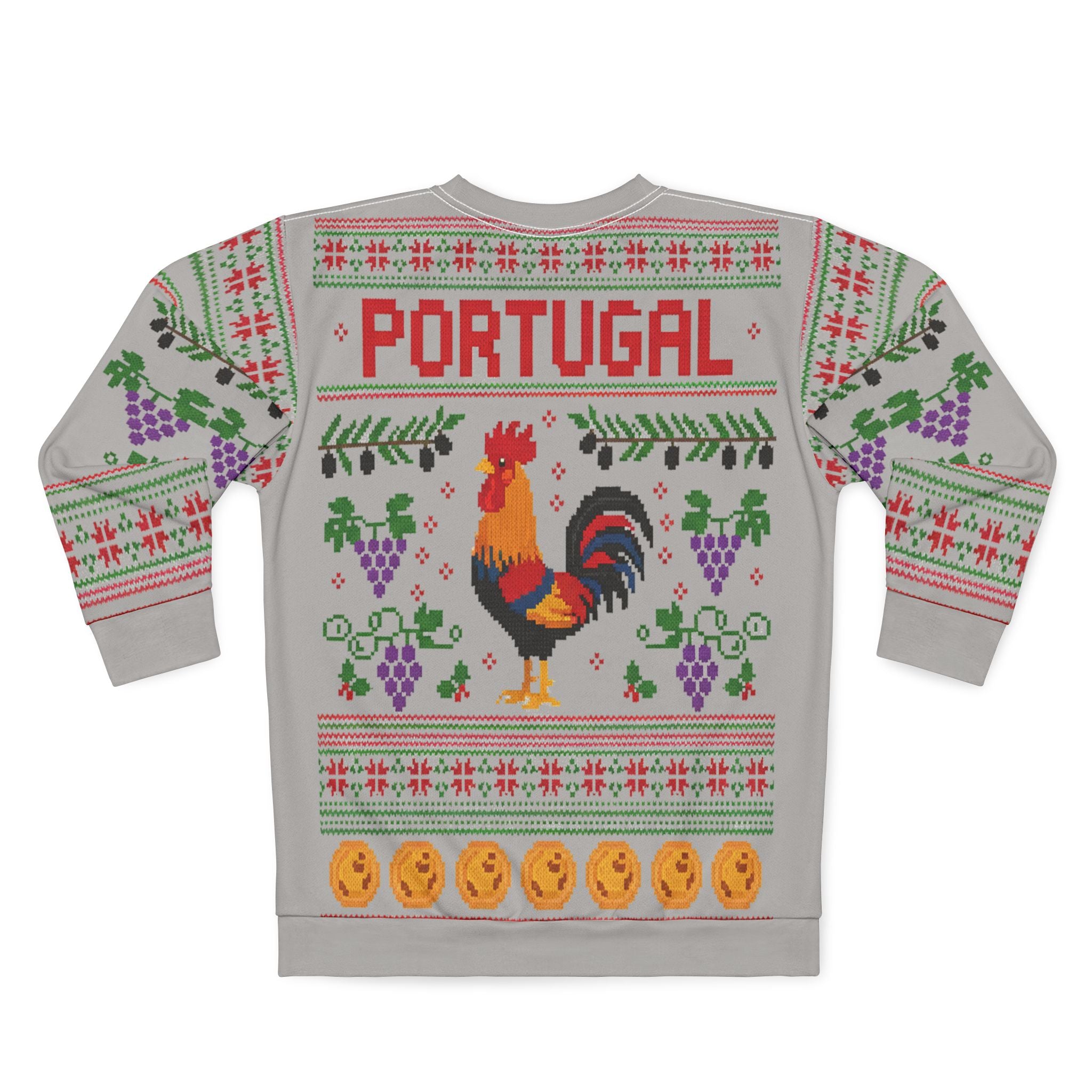 Portugal Feliz Natal Rooster Christmas Sweatshirt