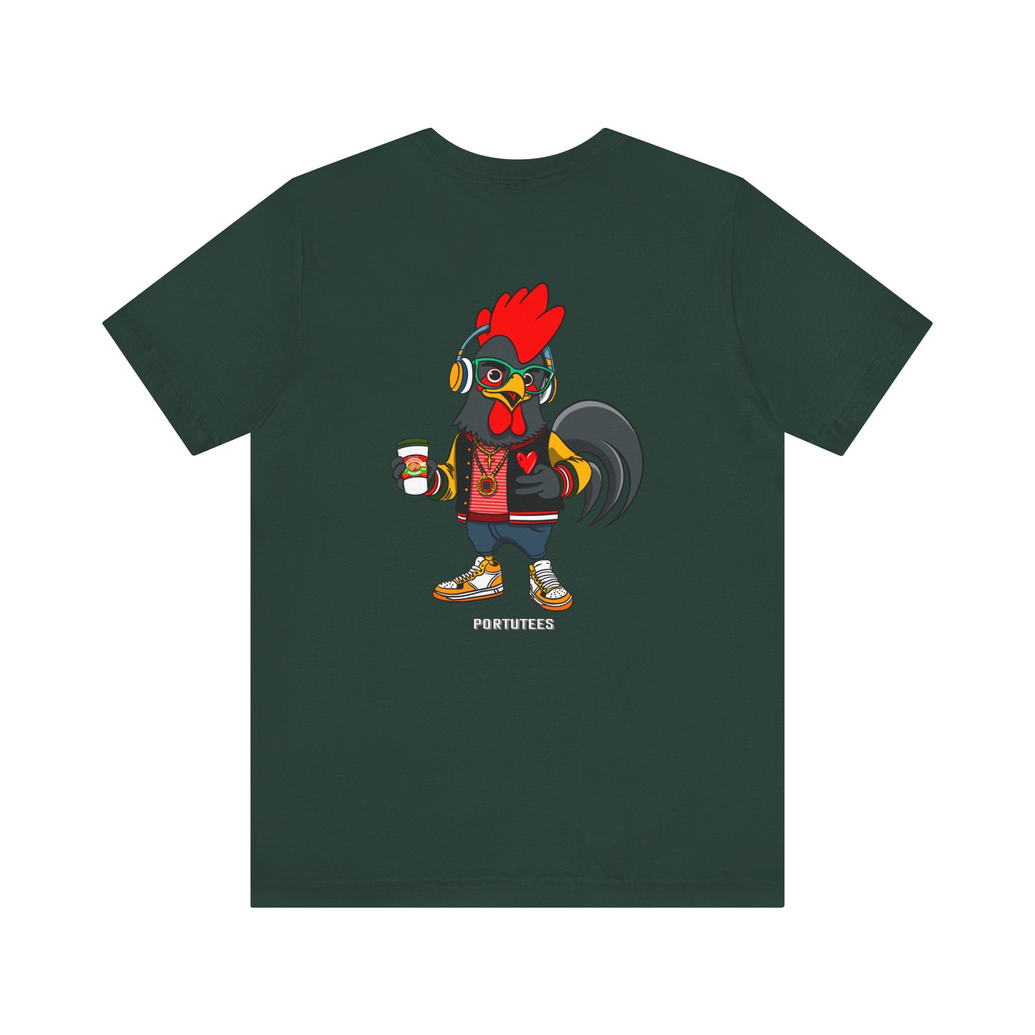 Hipster Rooster Graphic Tee, Fun Unisex Short Sleeve T-Shirt, Quirky Gift, Animal Lover Apparel, Casual Everyday Wear, Gift for Him/Her