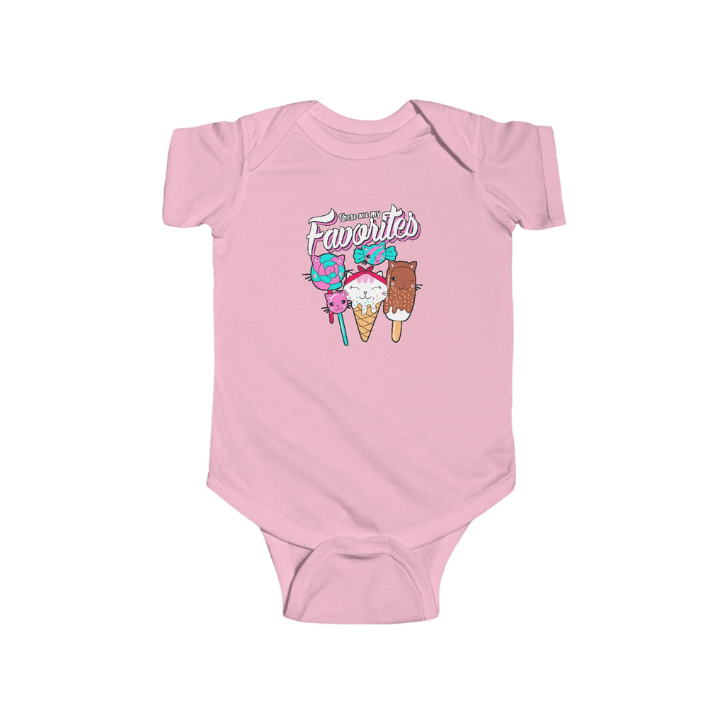 Cute Ice Cream Favorites Infant Bodysuit - Baby Summer Outfit, Cute Baby Clothes, Newborn Gift, Birthday Inspiration, Adorable Baby Shower