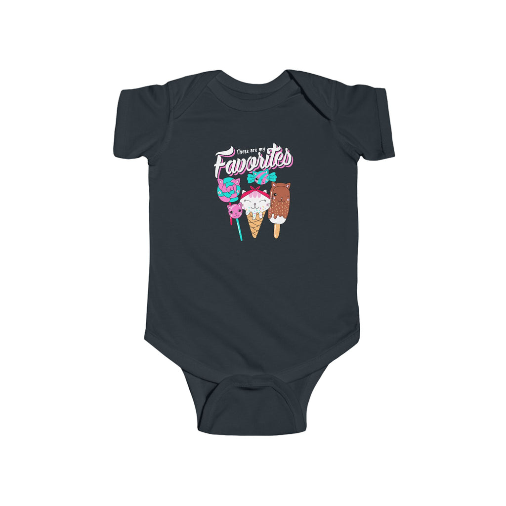 Cute Ice Cream Favorites Infant Bodysuit - Baby Summer Outfit, Cute Baby Clothes, Newborn Gift, Birthday Inspiration, Adorable Baby Shower