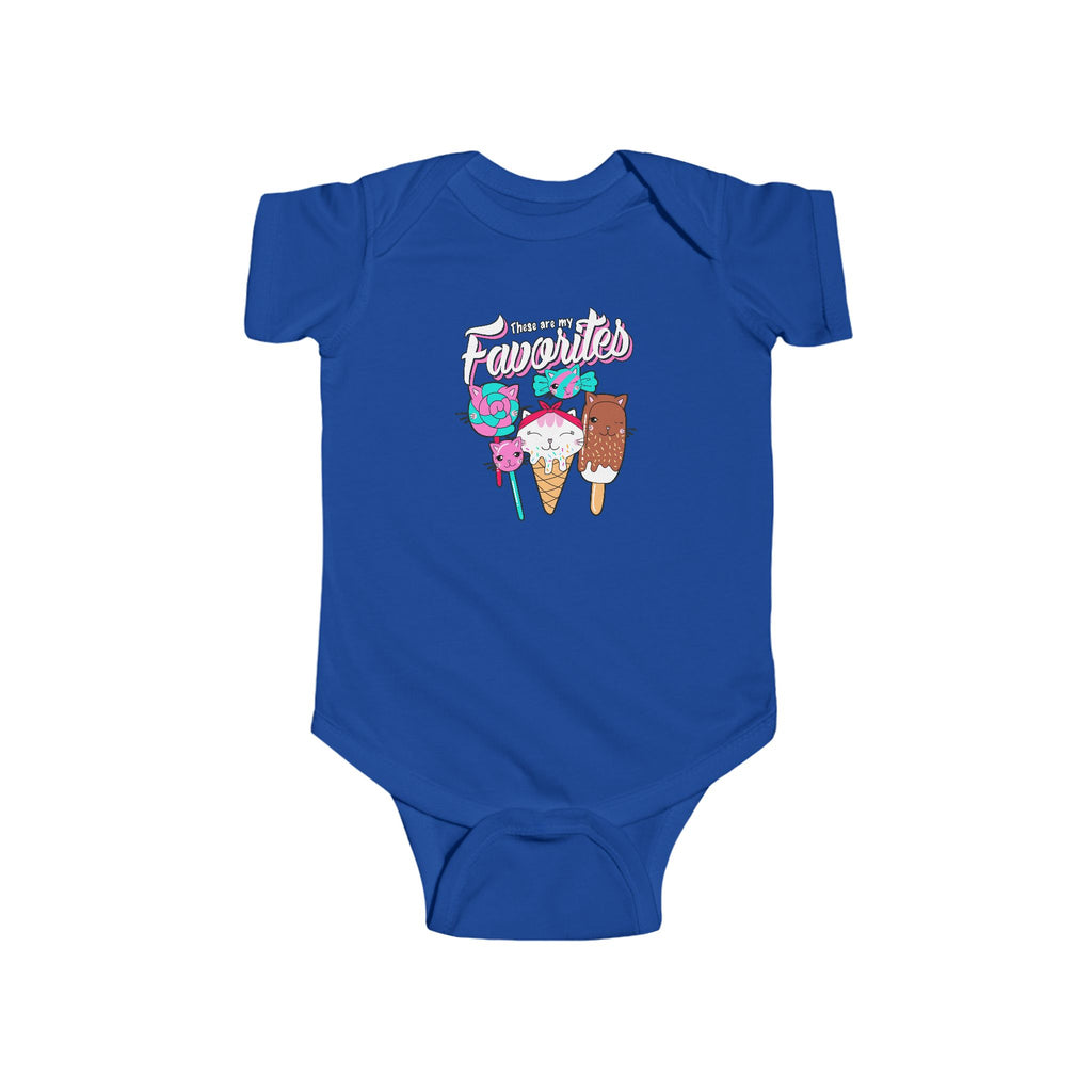 Cute Ice Cream Favorites Infant Bodysuit - Baby Summer Outfit, Cute Baby Clothes, Newborn Gift, Birthday Inspiration, Adorable Baby Shower