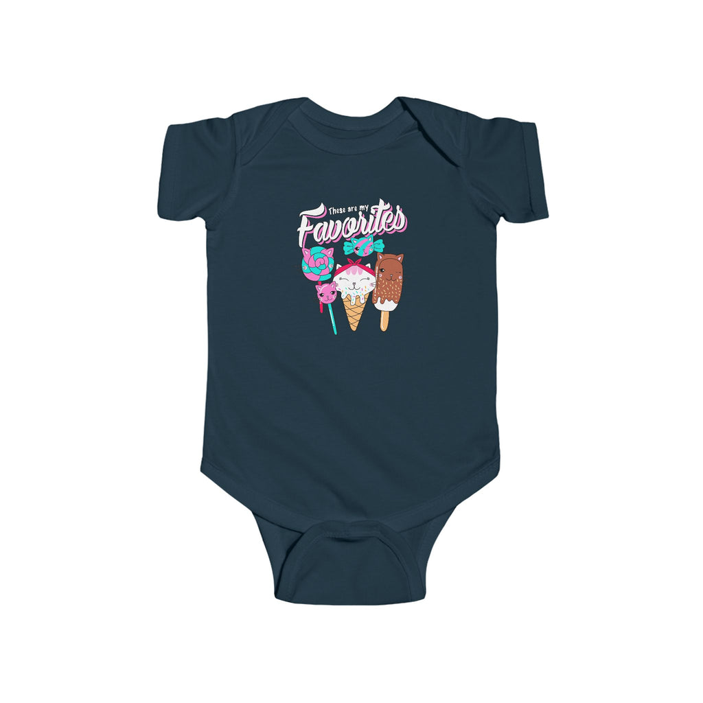 Cute Ice Cream Favorites Infant Bodysuit - Baby Summer Outfit, Cute Baby Clothes, Newborn Gift, Birthday Inspiration, Adorable Baby Shower