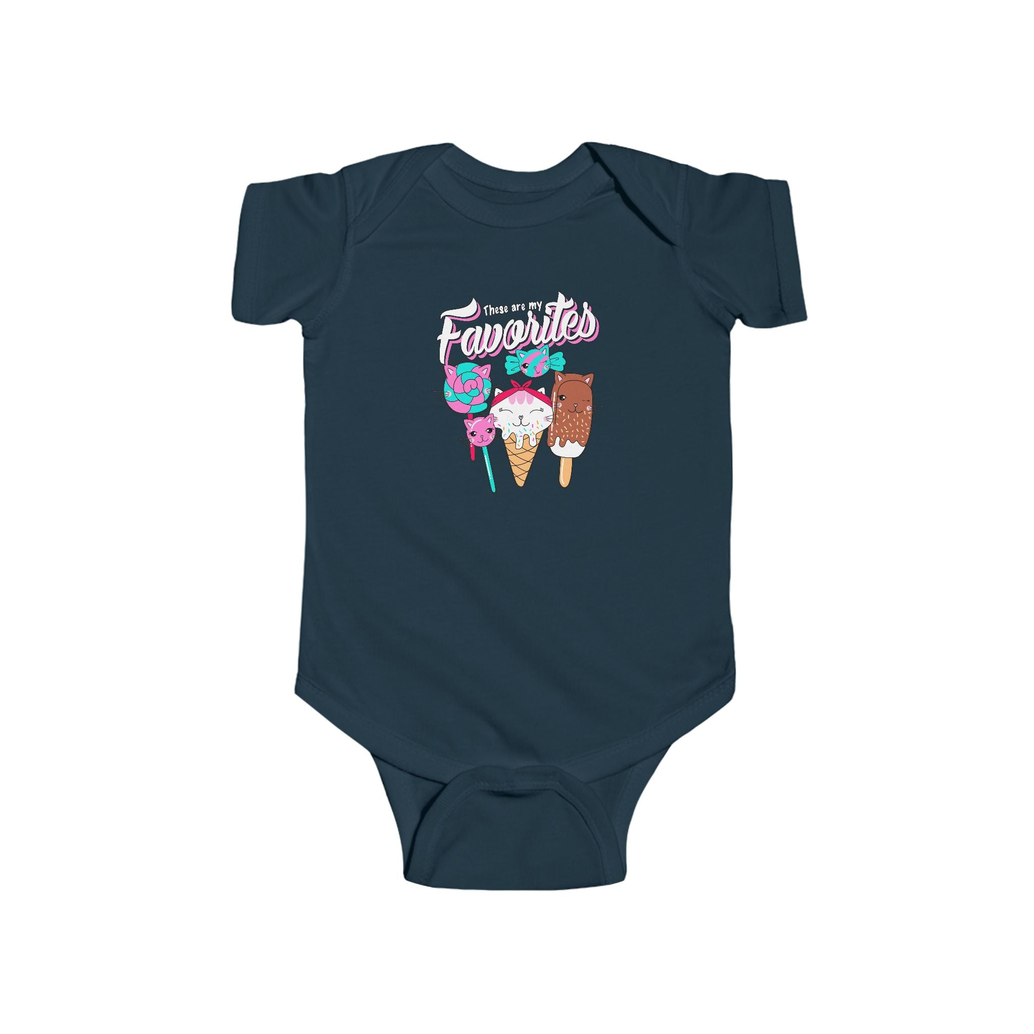 Cute Ice Cream Favorites Infant Bodysuit - Baby Summer Outfit, Cute Baby Clothes, Newborn Gift, Birthday Inspiration, Adorable Baby Shower