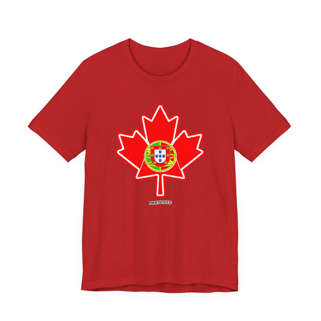 Portuguese Canadian Maple Leaf T-Shirt — Portuguese Canada Pride Tee