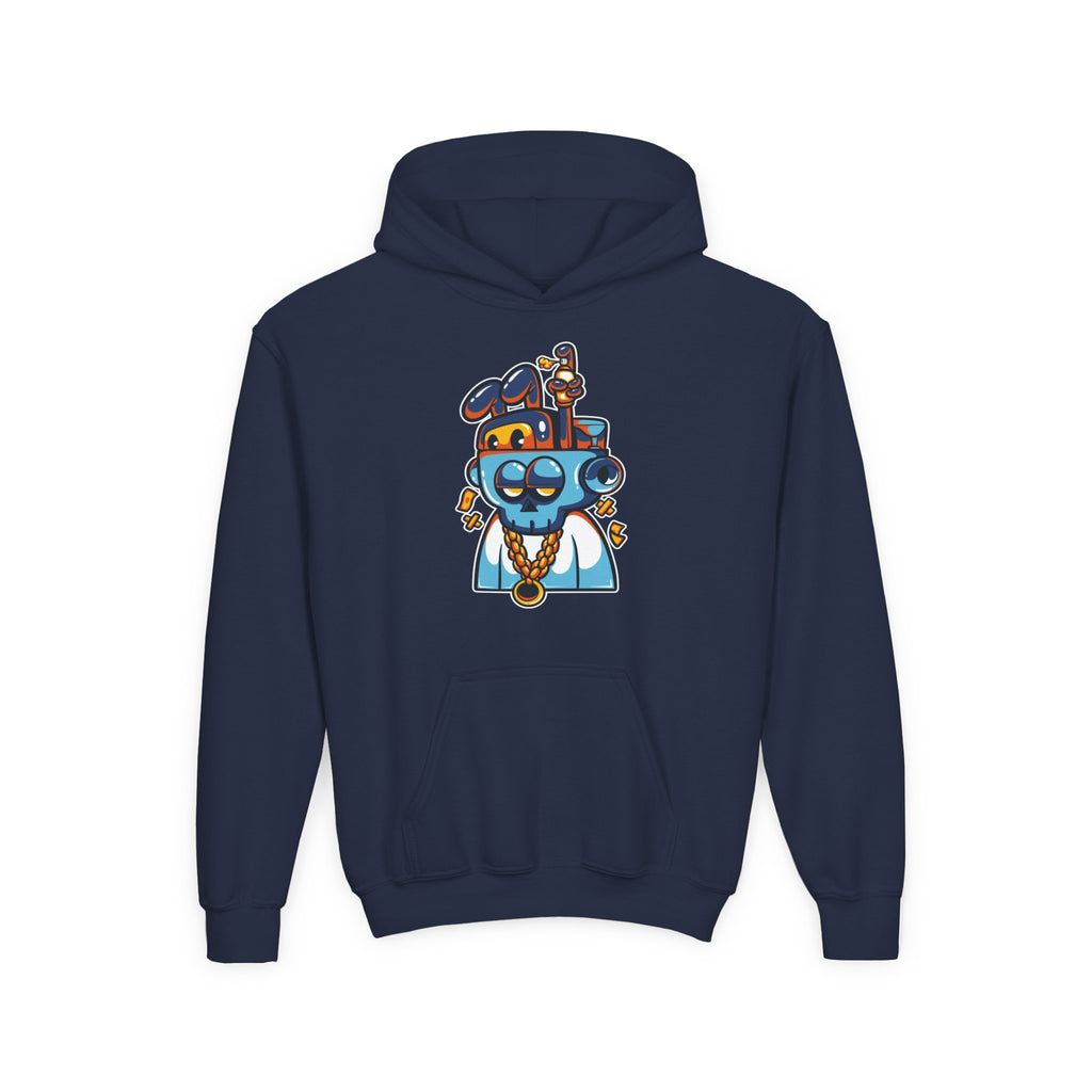 Cool Cartoon Character Hoodie, Youth Sweatshirt, Fun Gift for Kids, Graphic Hoodie for Teens, Casual Wear for Youngsters