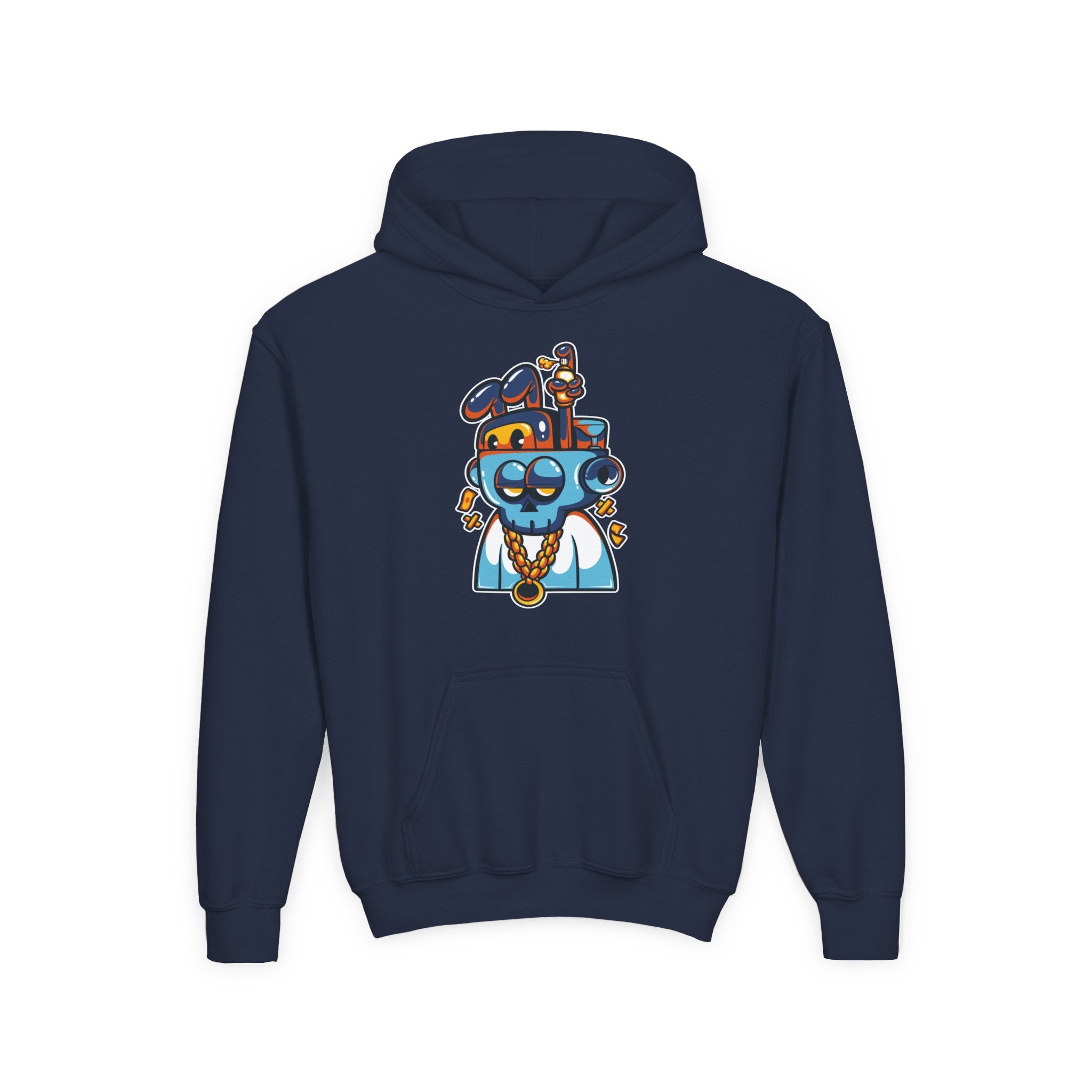 Cool Cartoon Character Hoodie, Youth Sweatshirt, Fun Gift for Kids, Graphic Hoodie for Teens, Casual Wear for Youngsters