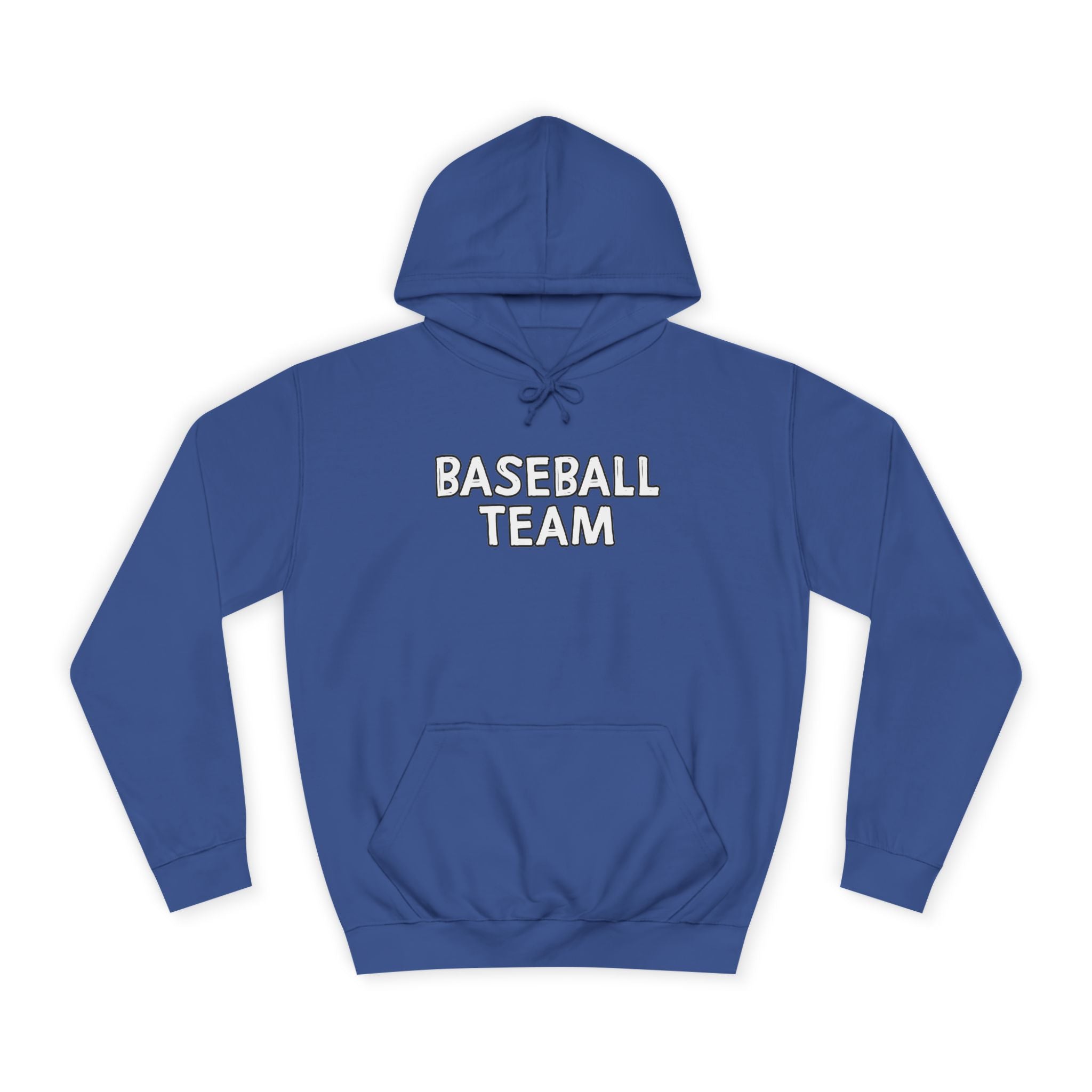 Baseball Team Unisex College Hoodie, Cozy Sportswear, College Apparel, Gift for Athletes, Team Spirit Wear, Everyday Comfort
