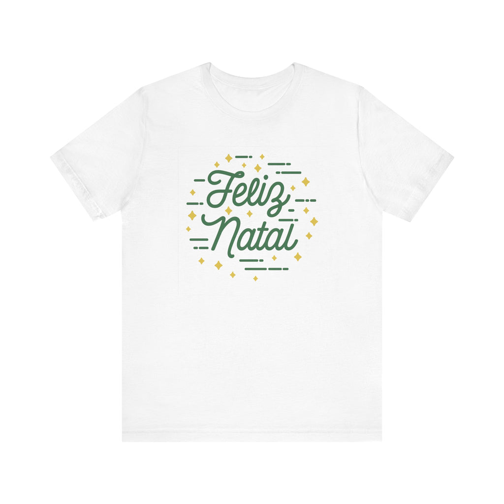 Feliz Natal Unisex Jersey Tee - Festive Holiday Style