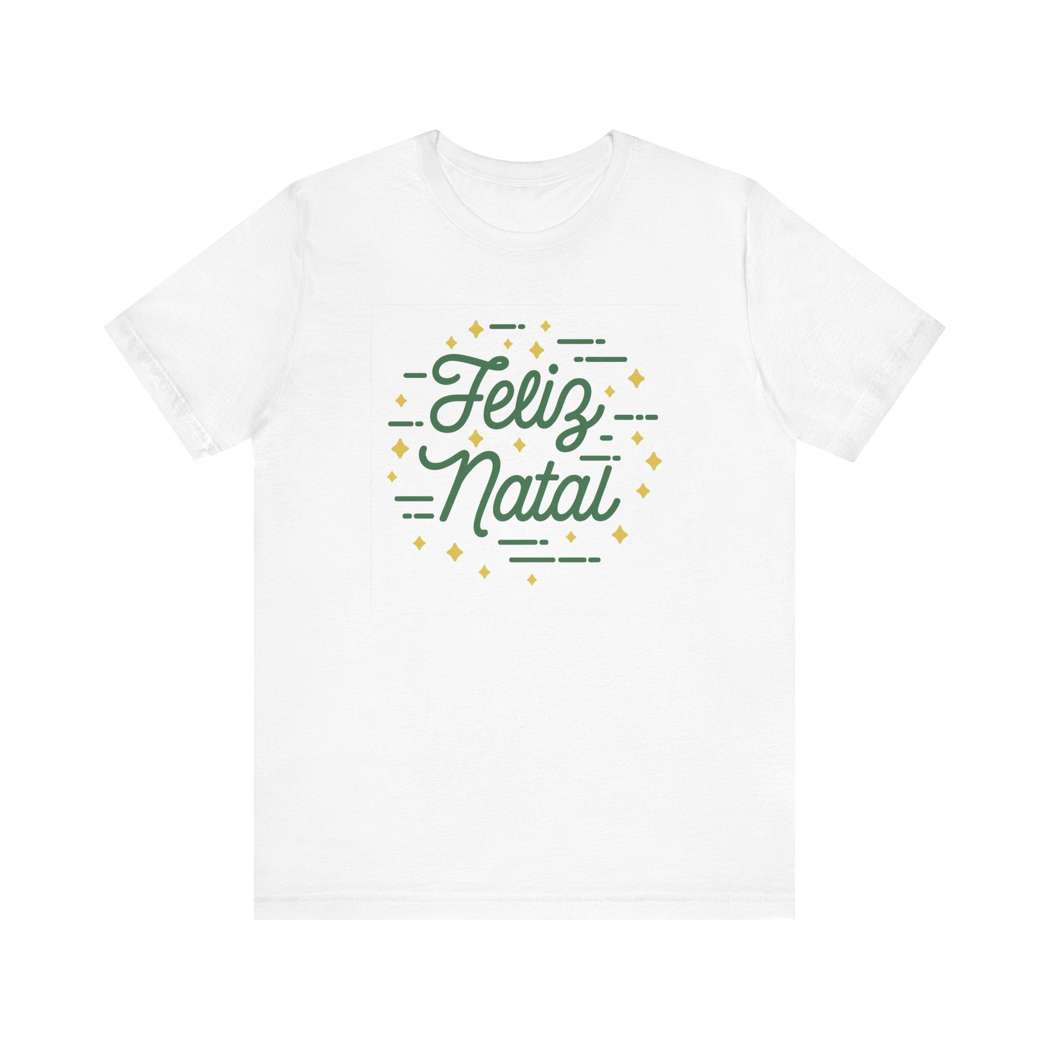 Feliz Natal Unisex Jersey Tee - Festive Holiday Style