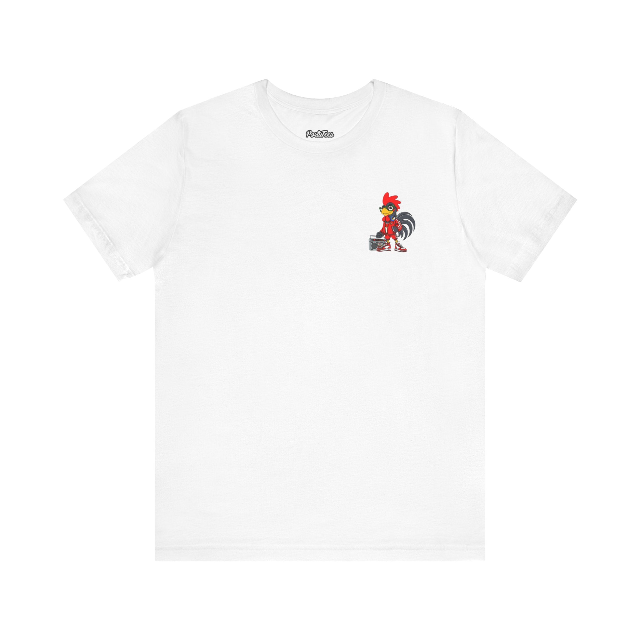 Hip-Hop Rooster Graphic Tee for Casual Style, Streetwear, Gift for Music Lovers, Summer Outfits, Unique Animal Shirt