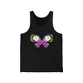 Playful Skeletons Unisex Jersey Tank - Perfect for Halloween, Casual Wear, Beach Days, Workout Sessions, Costume Parties
