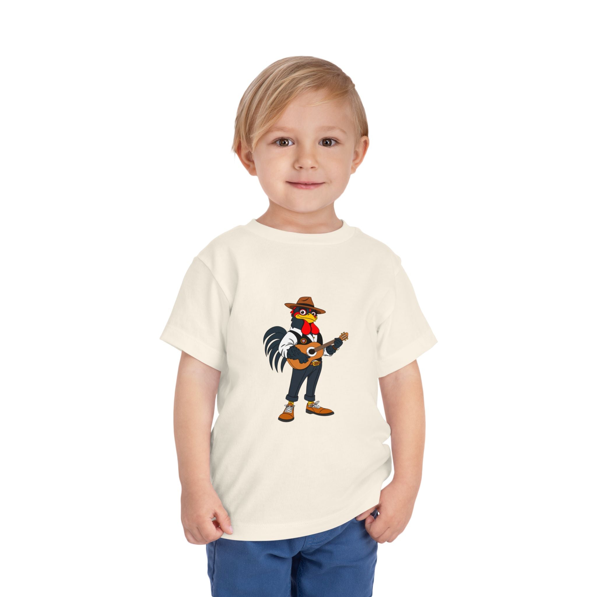 Fado Rooster Toddler Tee, Fun Kids Shirt, Animal Lover Gift, Farm Theme Apparel, Cute Toddler Outfit, Playful Fashion