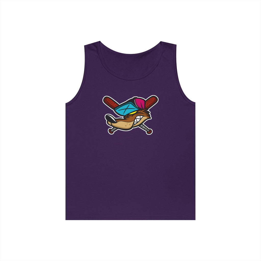 Playful Cartoon Graphic Tank Top, Fun Summer Apparel for Sport Lovers, Gift for Gamers, Casual Wear, Ideal for Birthdays, Beach Days