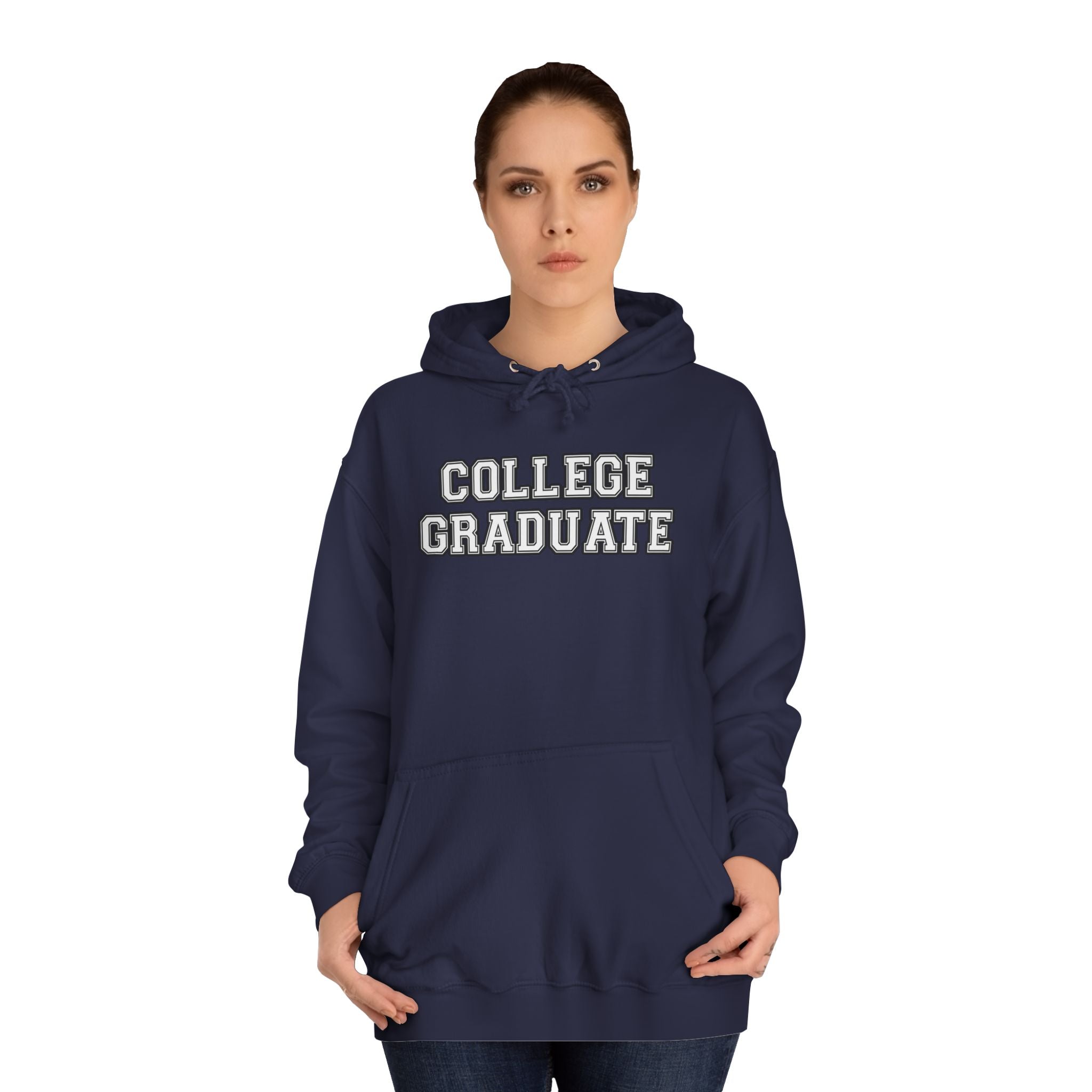 College Graduate Hoodie, Unisex Graduation Sweatshirt, Gift for Graduates, College Apparel, Casual Wear, College Memories