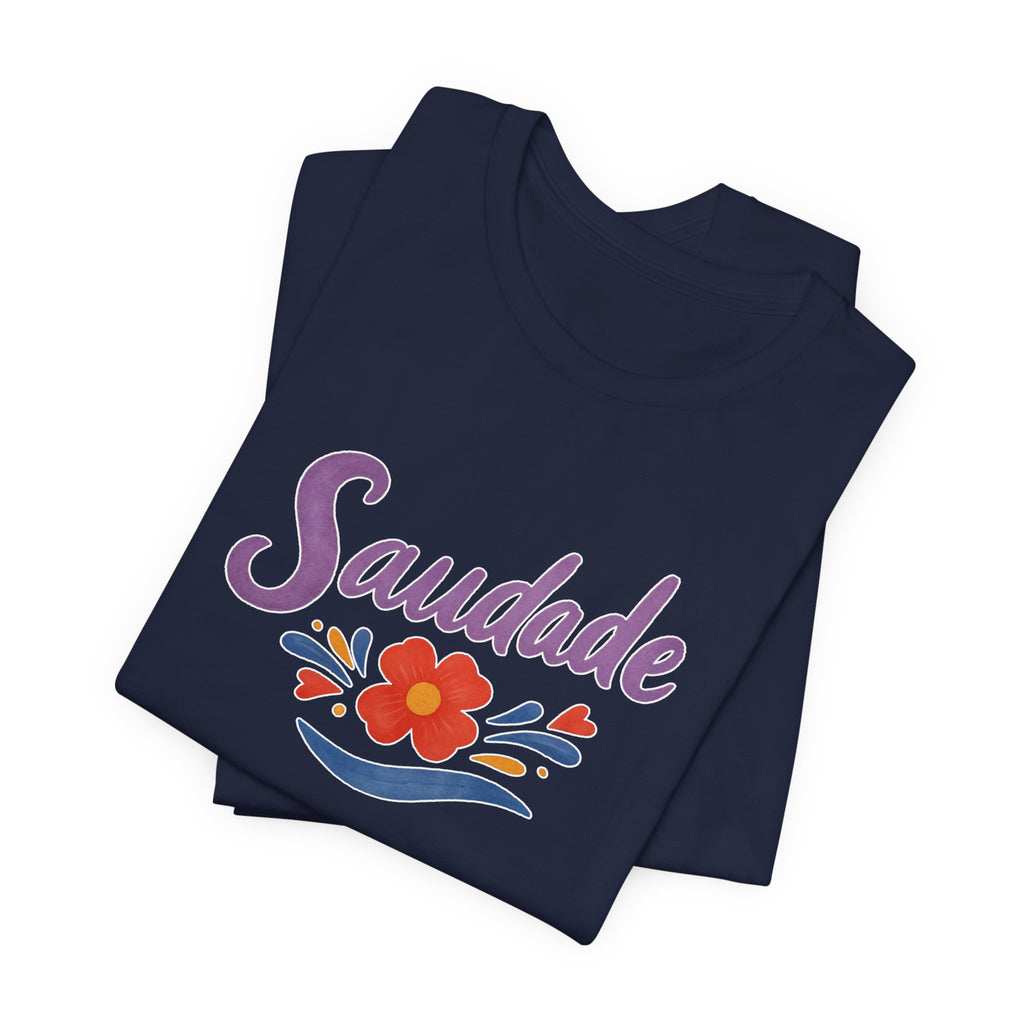 Saudade Floral Tee – Portuguese Nostalgia T‑Shirt
