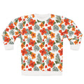 Tropical Floral Unisex Sweatshirt - Cozy Summer Style, Perfect for Beach Days, Casual Outings, Gifts for Her, Travel Wardrobe